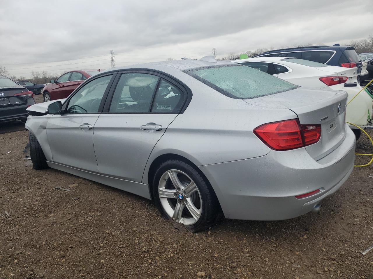 2013 BMW 3er VIN WBA3C3C55DF980838 Copart auction photo, front end / side damage thumbnail 2