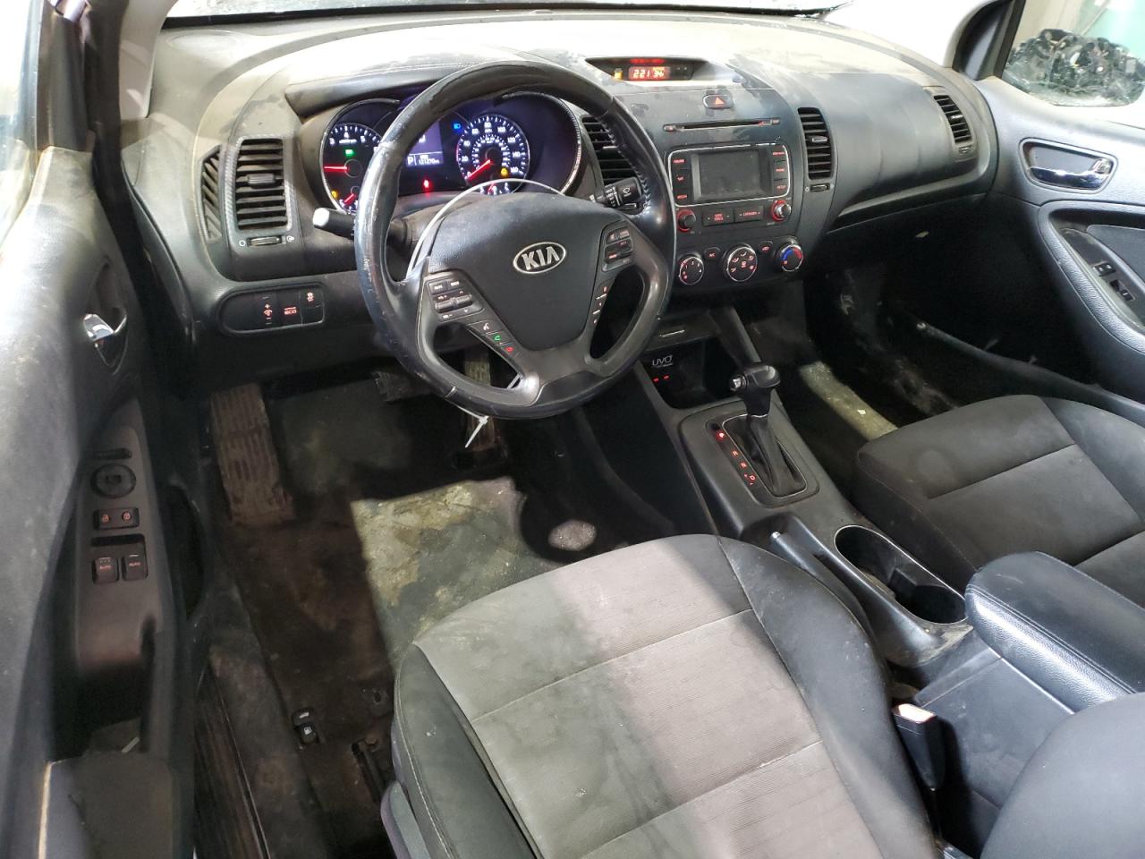 2014 KIA Forte VIN KNAFX6A86E5159562 Copart auction photo, front end / side damage thumbnail 8