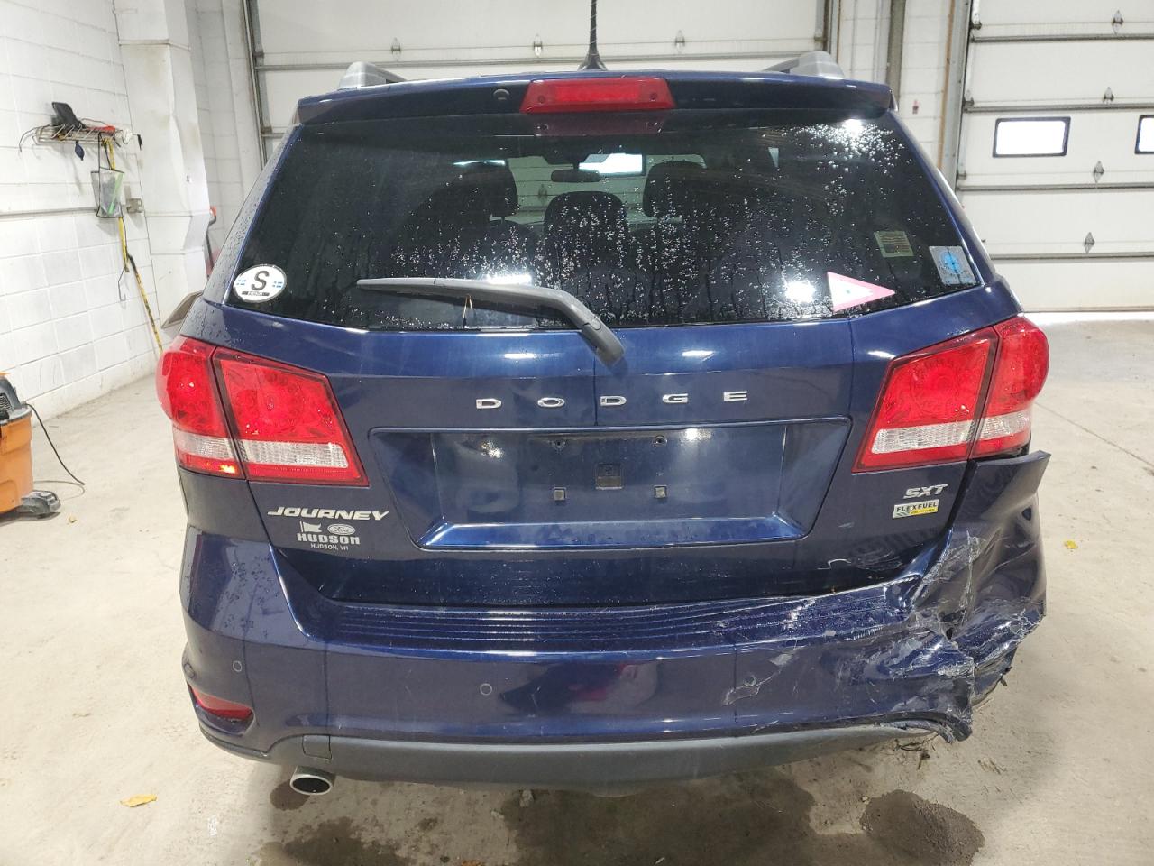 2017 Dodge Journey VIN 3C4PDCBGXHT580502 Copart auction photo, rear end damage thumbnail 6