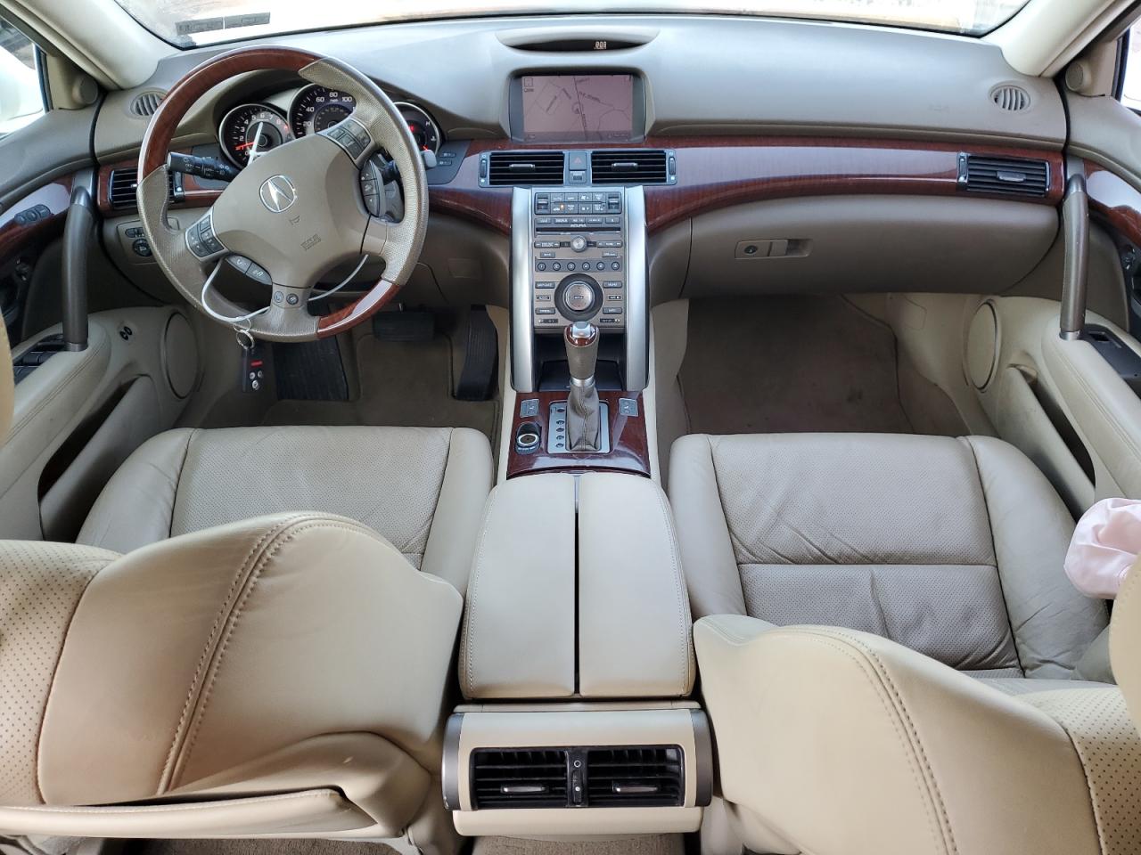 2010 Acura RL VIN JH4KB2F67AC002000 Copart auction photo, side damage thumbnail 8