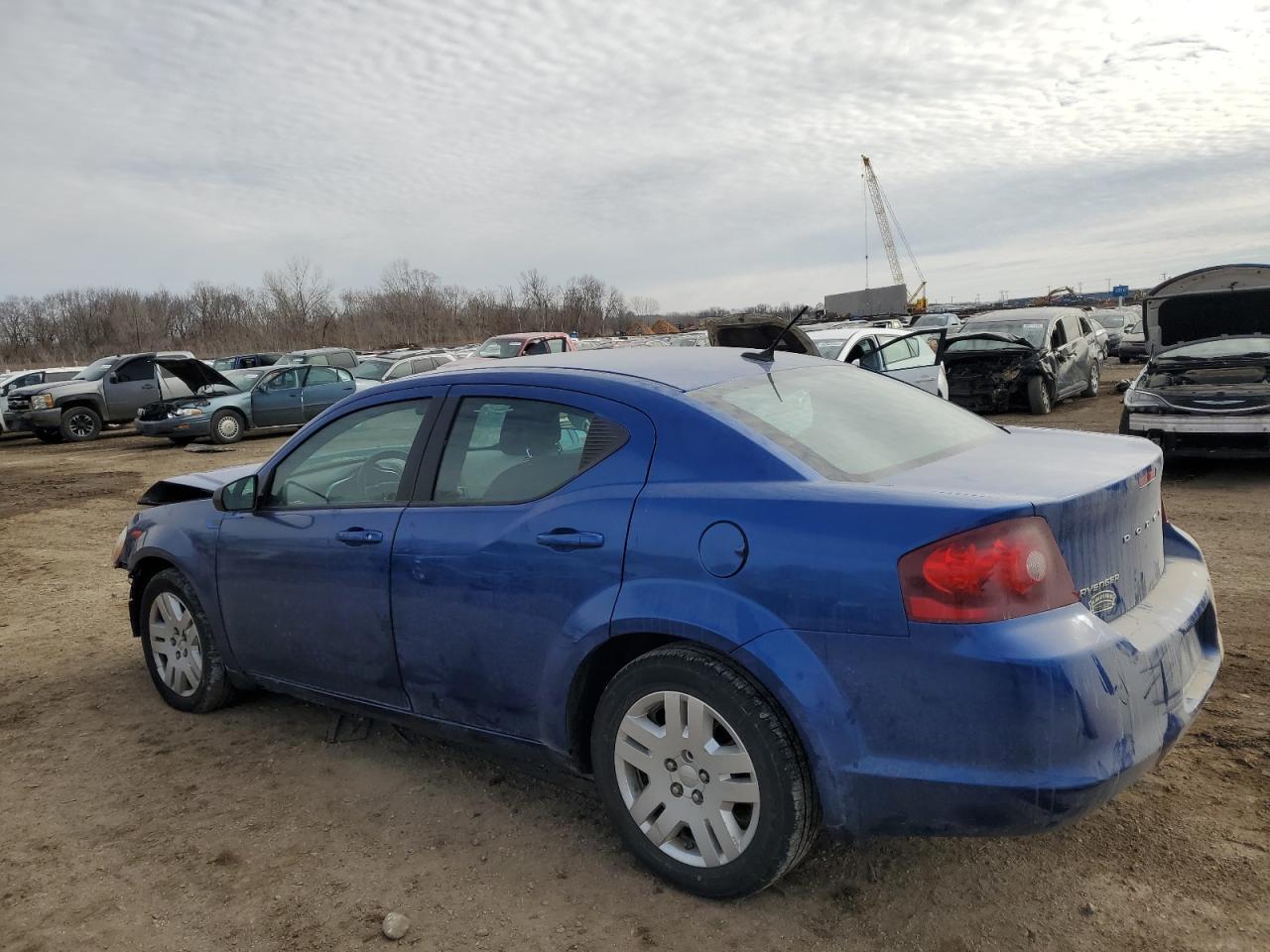 2012 Dodge Avenger VIN 1C3CDZAB3CN324612 Copart auction photo, front end damage thumbnail 2
