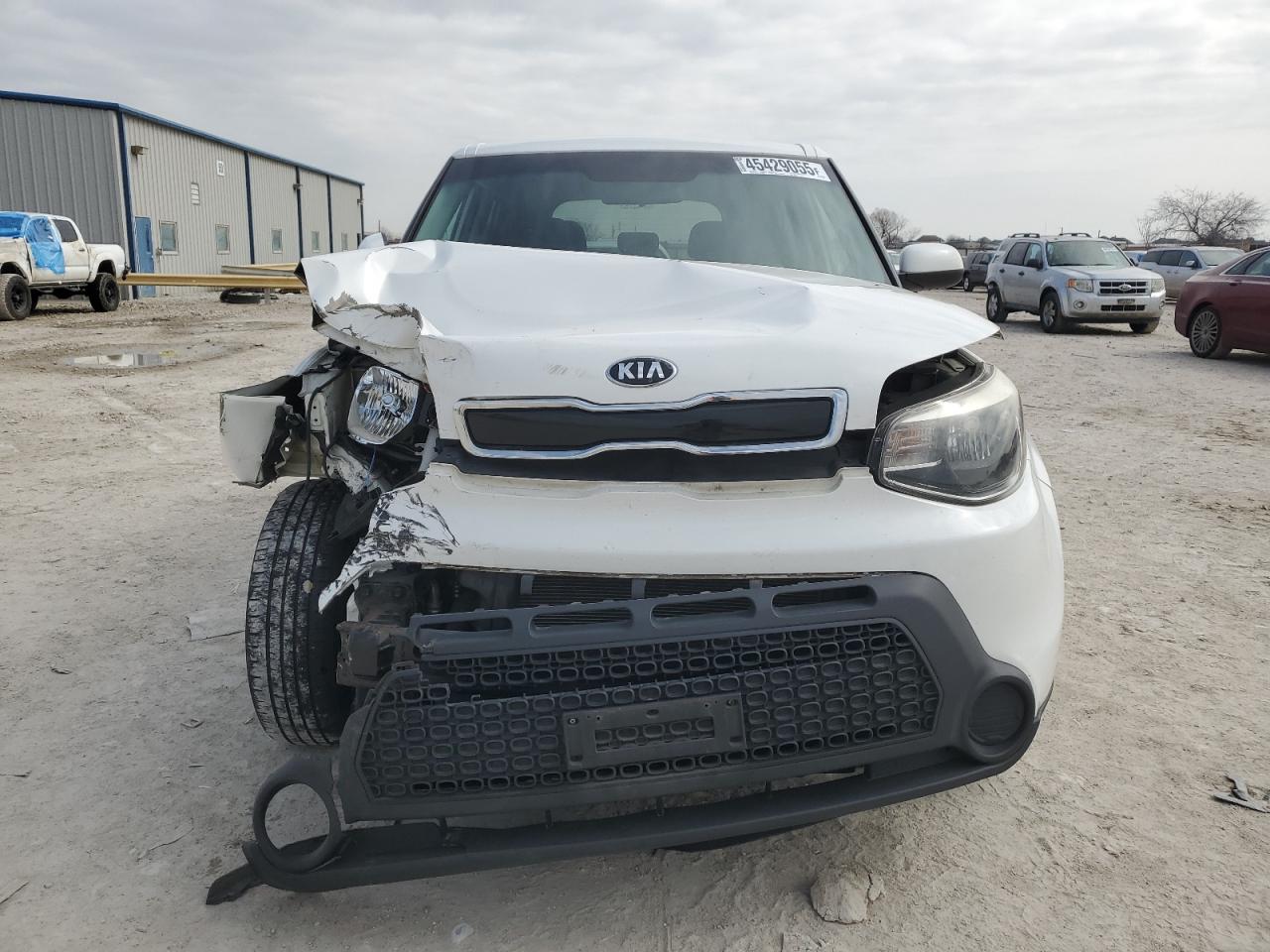 2015 KIA Soul VIN KNDJP3A54F7208569 Copart auction photo, front end damage thumbnail 5