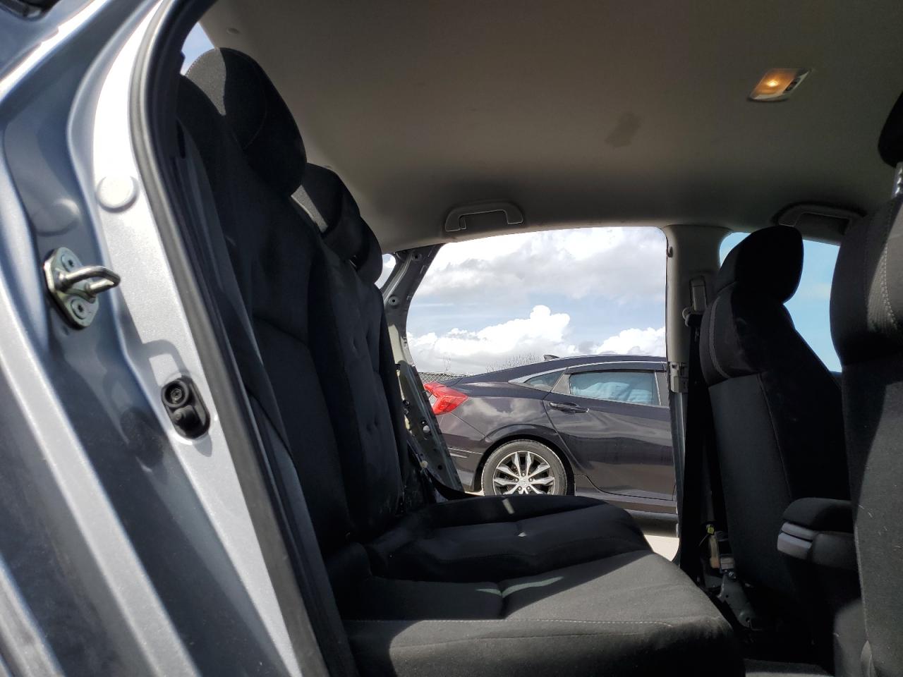 2018 Honda Civic VIN 2HGFC2F54JH608909 Copart auction photo, rear end / side damage thumbnail 10