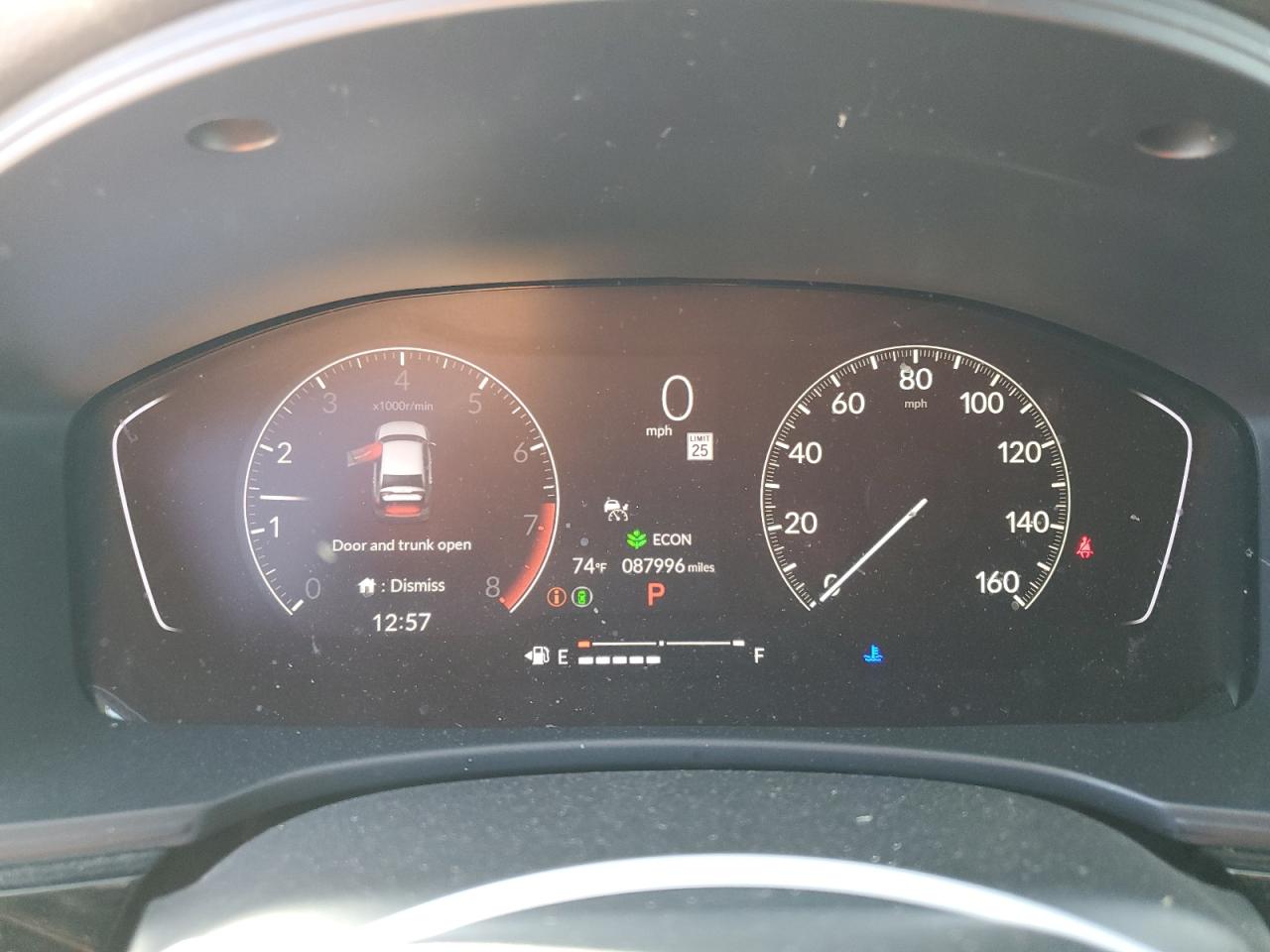2022 Honda Civic VIN 2HGFE2F54NH556617 Copart auction photo, rear end / minor dent/scratches damage thumbnail 9