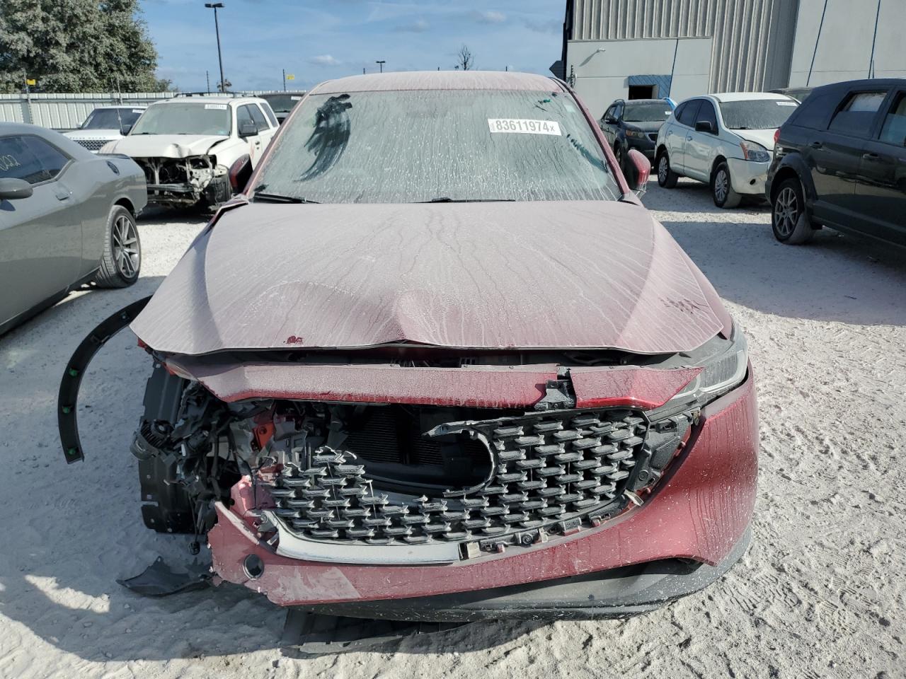2022 Mazda CX-5 VIN JM3KFBBM2N0608121 Copart auction photo, front end / minor dent/scratches damage thumbnail 5