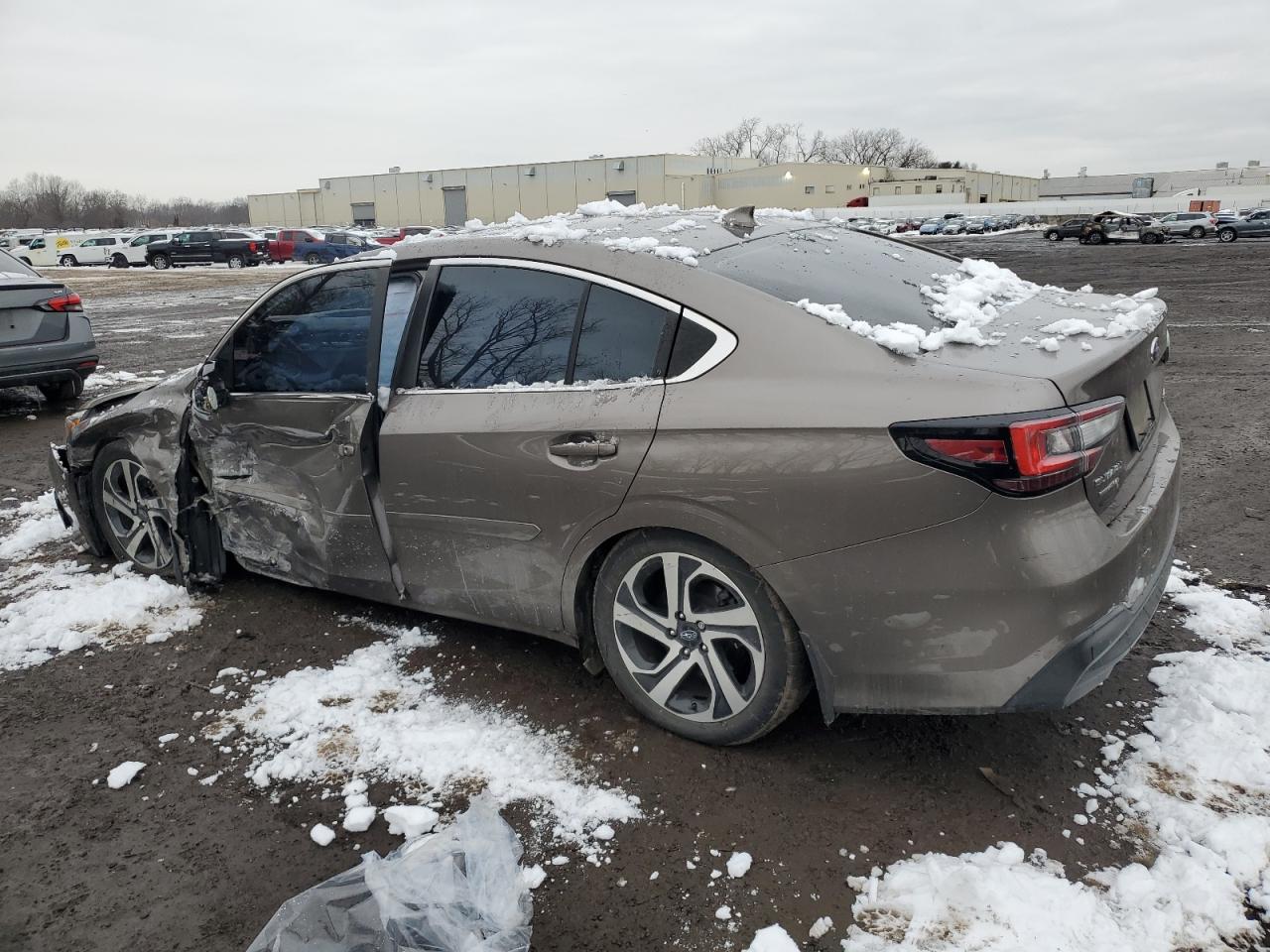 2021 Subaru Legacy VIN 4S3BWAN69M3018172 Copart auction photo, side / front end damage thumbnail 2
