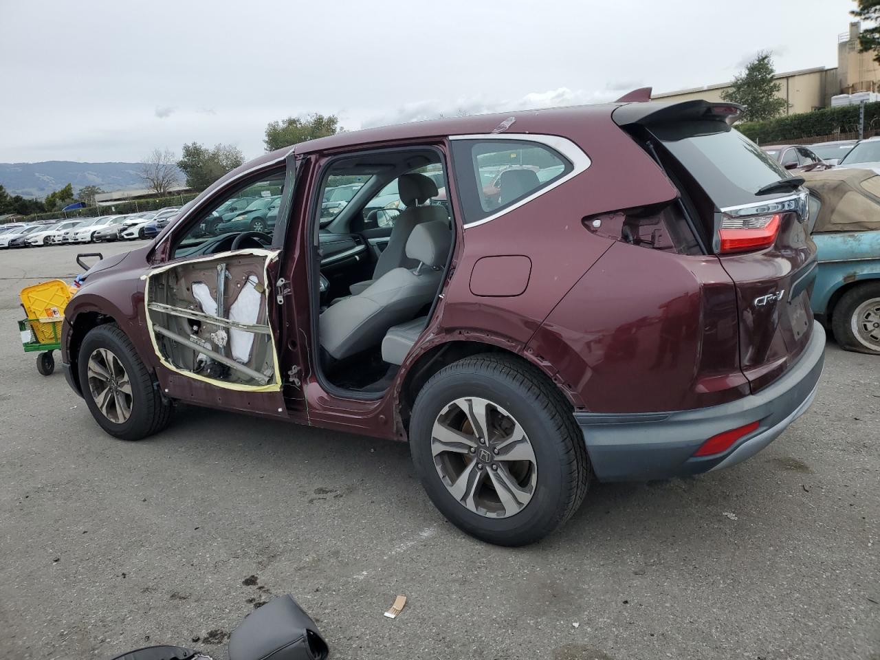 2018 Honda CR-V VIN 2HKRW5H33JH418218 Copart auction photo, side / front end damage thumbnail 2