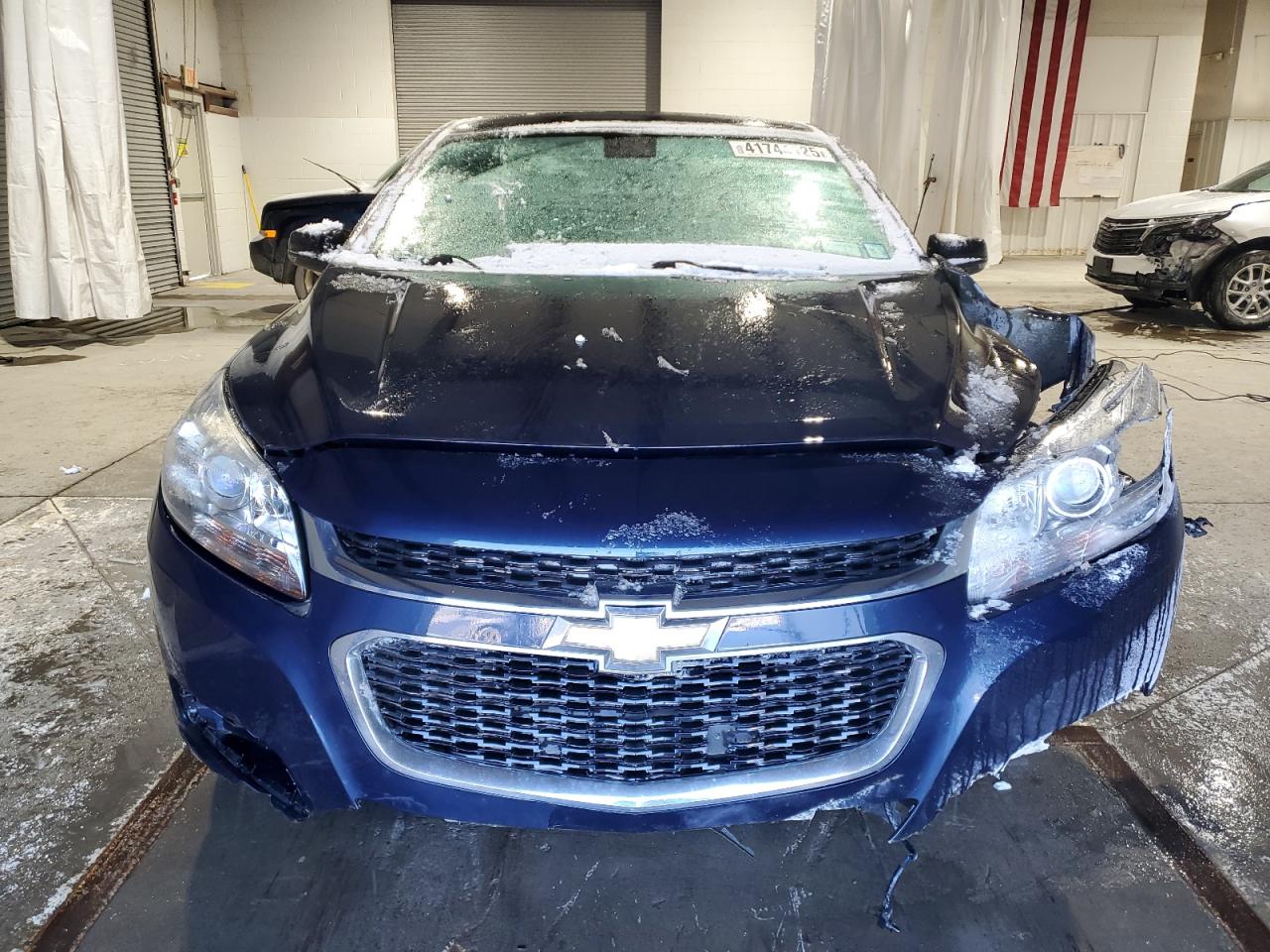 2016 Chevrolet Malibu VIN 1G11C5SA0GU132718 Copart auction photo, front end / side damage thumbnail 5