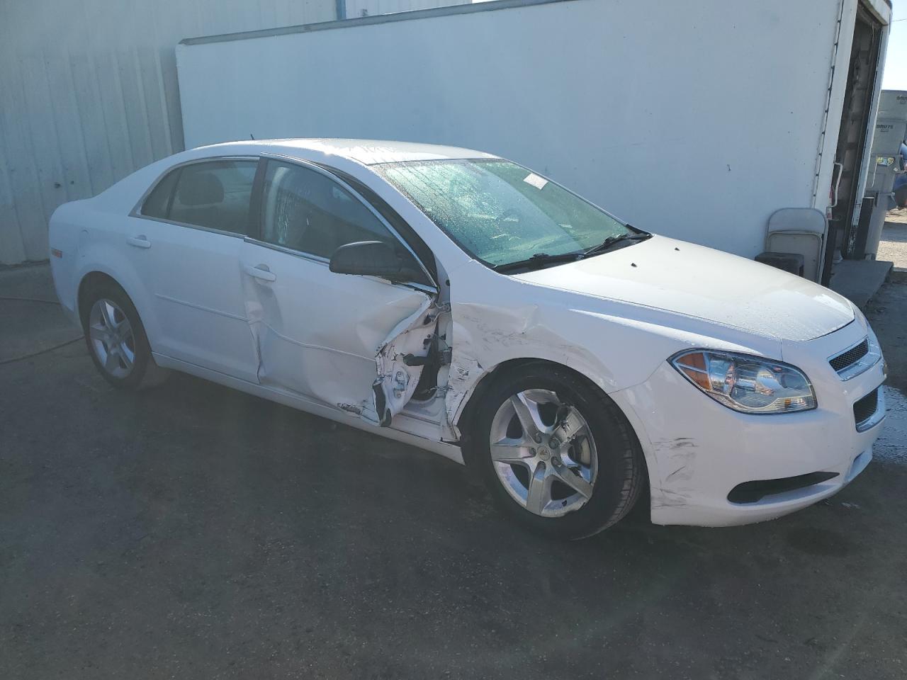 2011 Chevrolet Malibu VIN 1G1ZB5E18BF328114 Copart auction photo, side / front end damage thumbnail 4