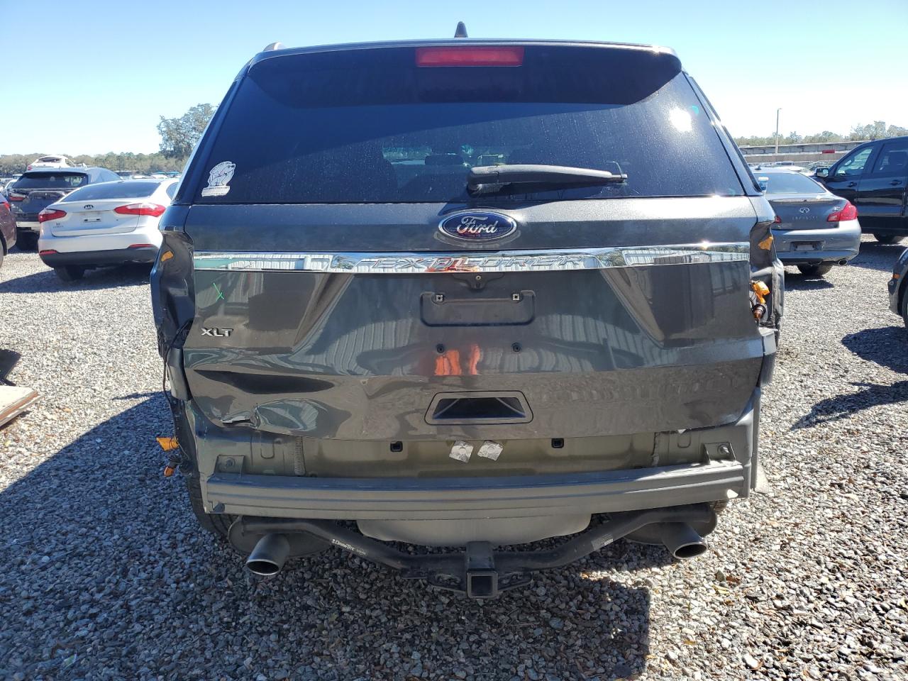 2017 Ford Explorer VIN 1FM5K7D88HGA41239 Copart auction photo, rear end / side damage thumbnail 6