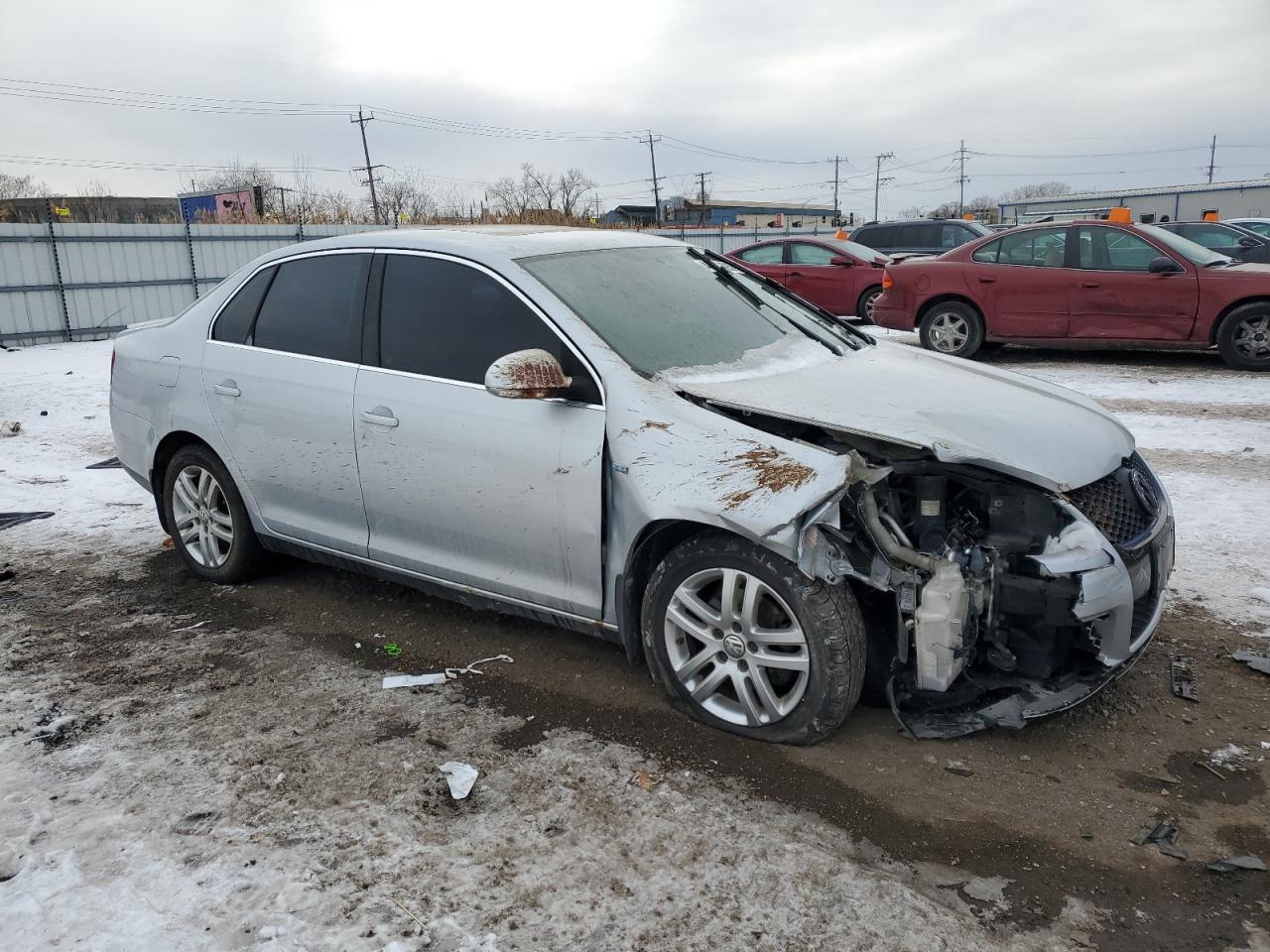 2006 Volkswagen Jetta VIN 3VWCT81K56M850776 Copart auction photo, front end damage thumbnail 4