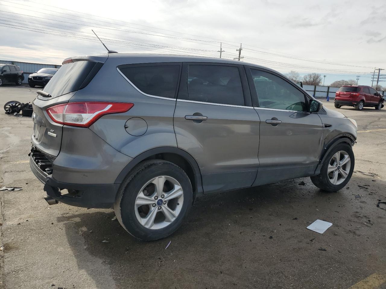 2014 Ford Escape VIN 1FMCU0GX4EUE13796 Copart auction photo, all over damage thumbnail 3