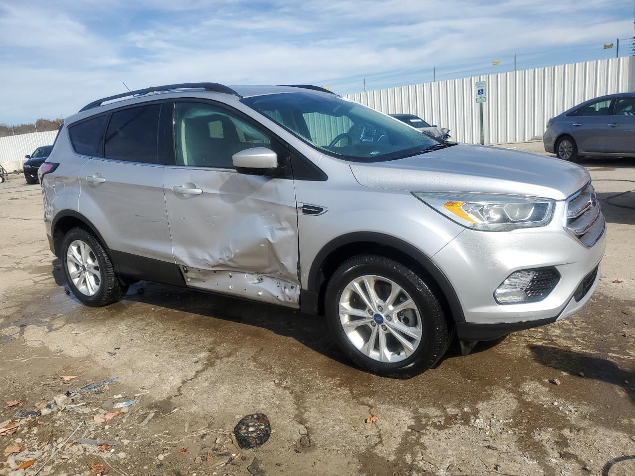 2017 Ford Escape VIN 1FMCU9GD1HUC76251 Copart auction photo, side damage thumbnail 4