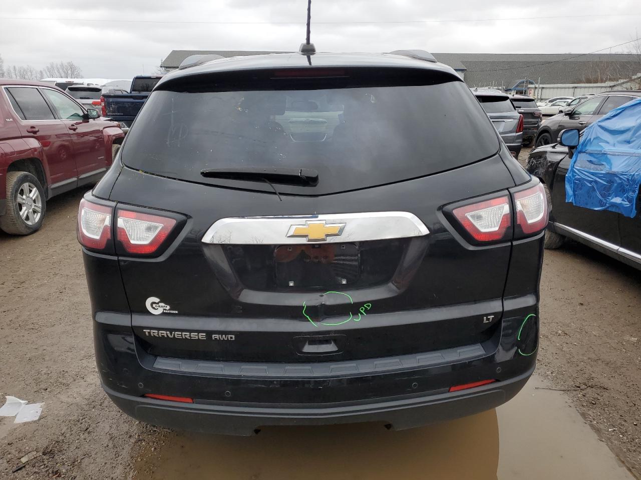 2017 Chevrolet Traverse VIN 1GNKVGKD4HJ267643 Copart auction photo, side / minor dent/scratches damage thumbnail 6