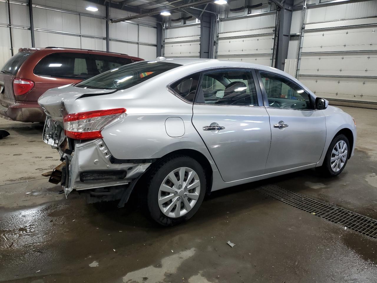 2015 Nissan Sentra VIN 3N1AB7AP5FL633532 Copart auction photo, rear end damage thumbnail 3