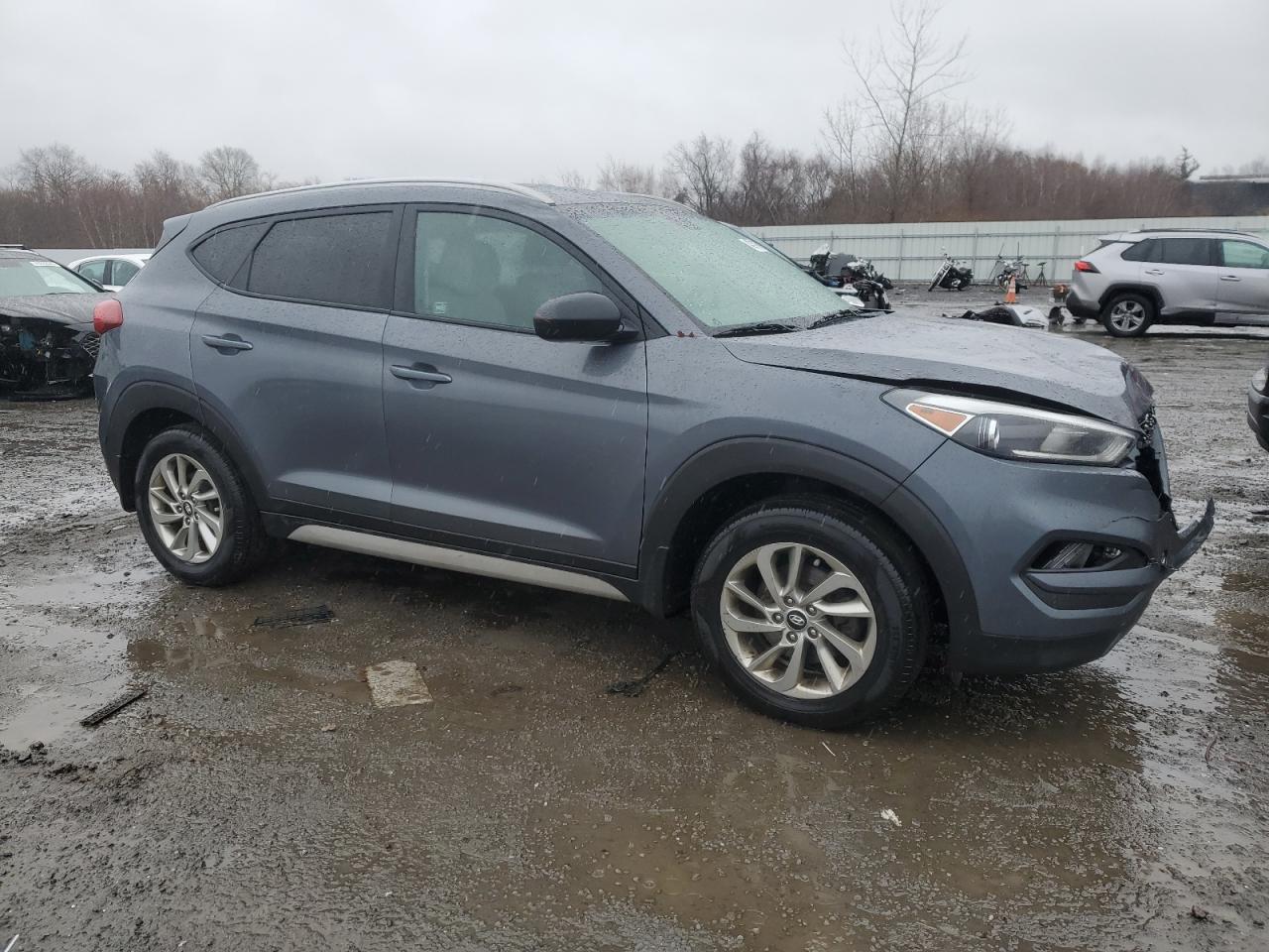 2018 Hyundai Tucson VIN KM8J3CA40JU706809 Copart auction photo, front end damage thumbnail 4
