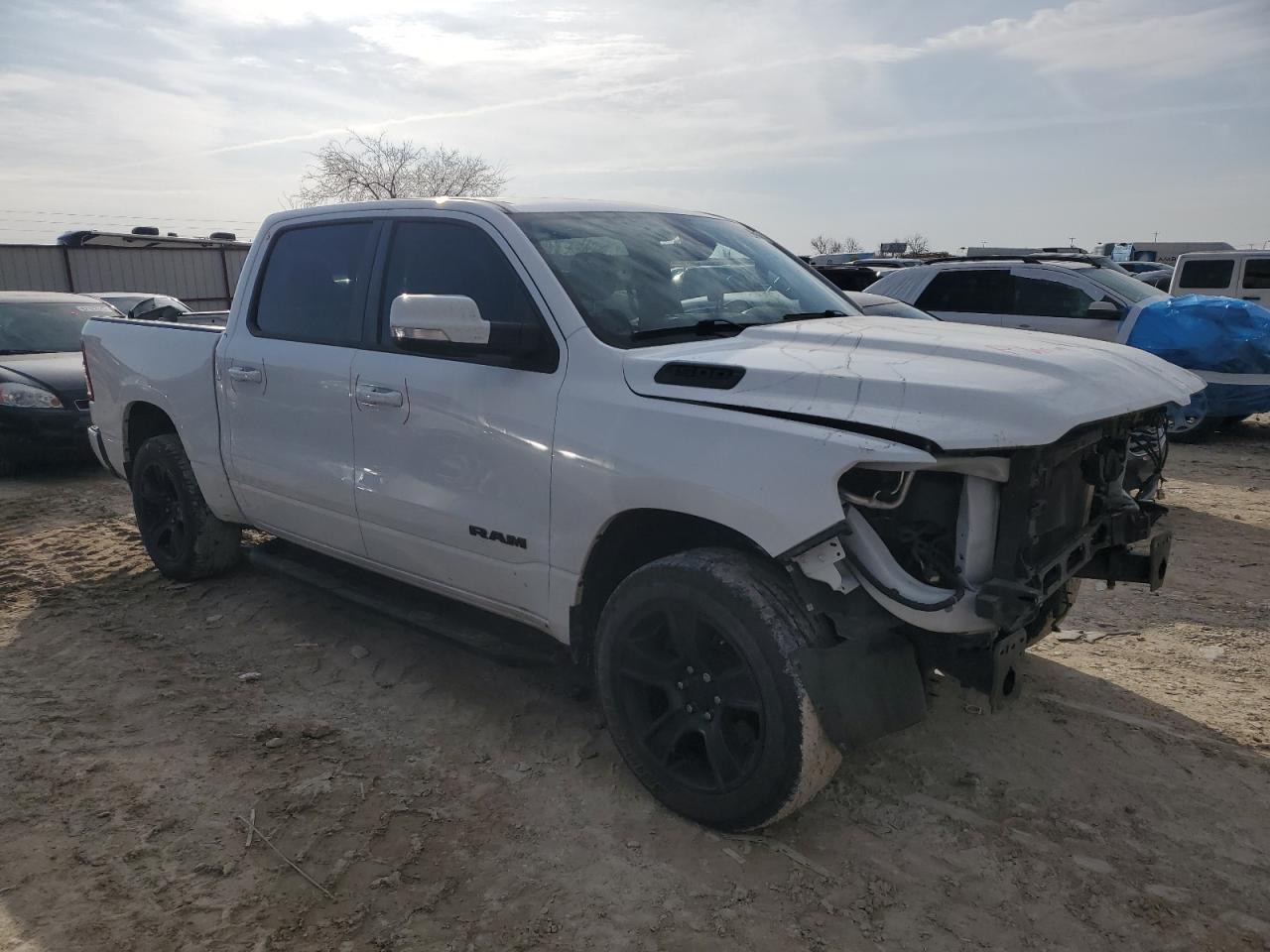 2020 RAM 1500 VIN 1C6SRFFT9LN330916 Copart auction photo, front end / undercarriage damage thumbnail 4