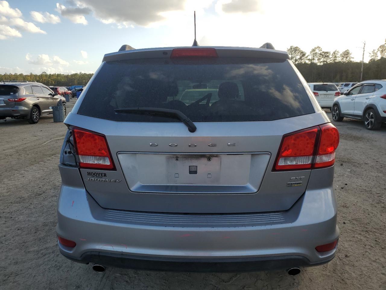 2015 Dodge Journey VIN 3C4PDCBGXFT701817 Copart auction photo, front end / side damage thumbnail 6