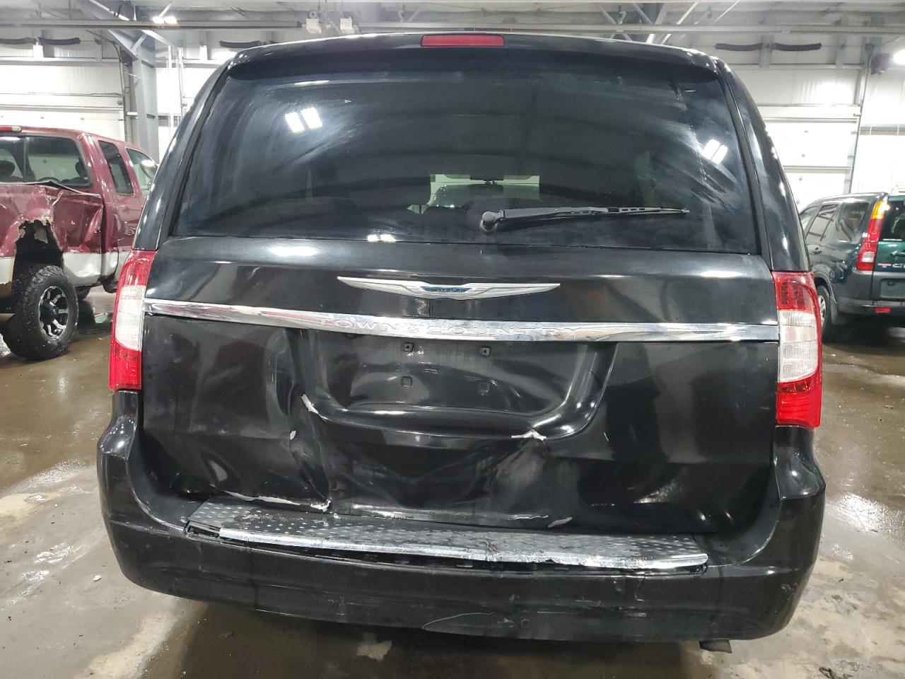 2012 Chrysler Town & Country VIN 2C4RC1BG0CR134824 Copart auction photo, rear end / hail damage thumbnail 6