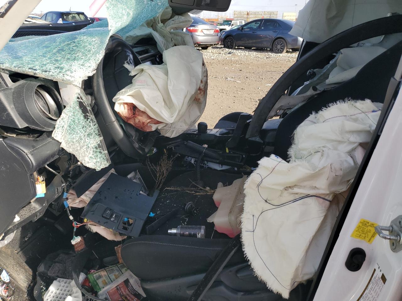 2017 Toyota RAV 4 VIN JTMRJREV3HD131778 Copart auction photo, front end / side damage thumbnail 7