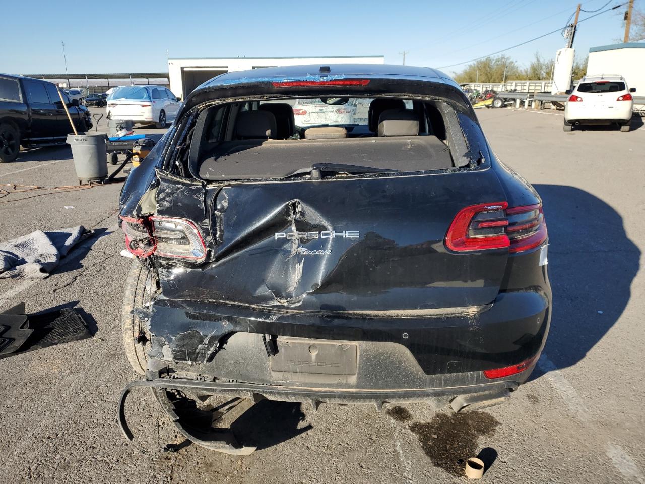 2018 Porsche Macan VIN WP1AA2A54JLB08384 Copart auction photo, front end / rear end damage thumbnail 6