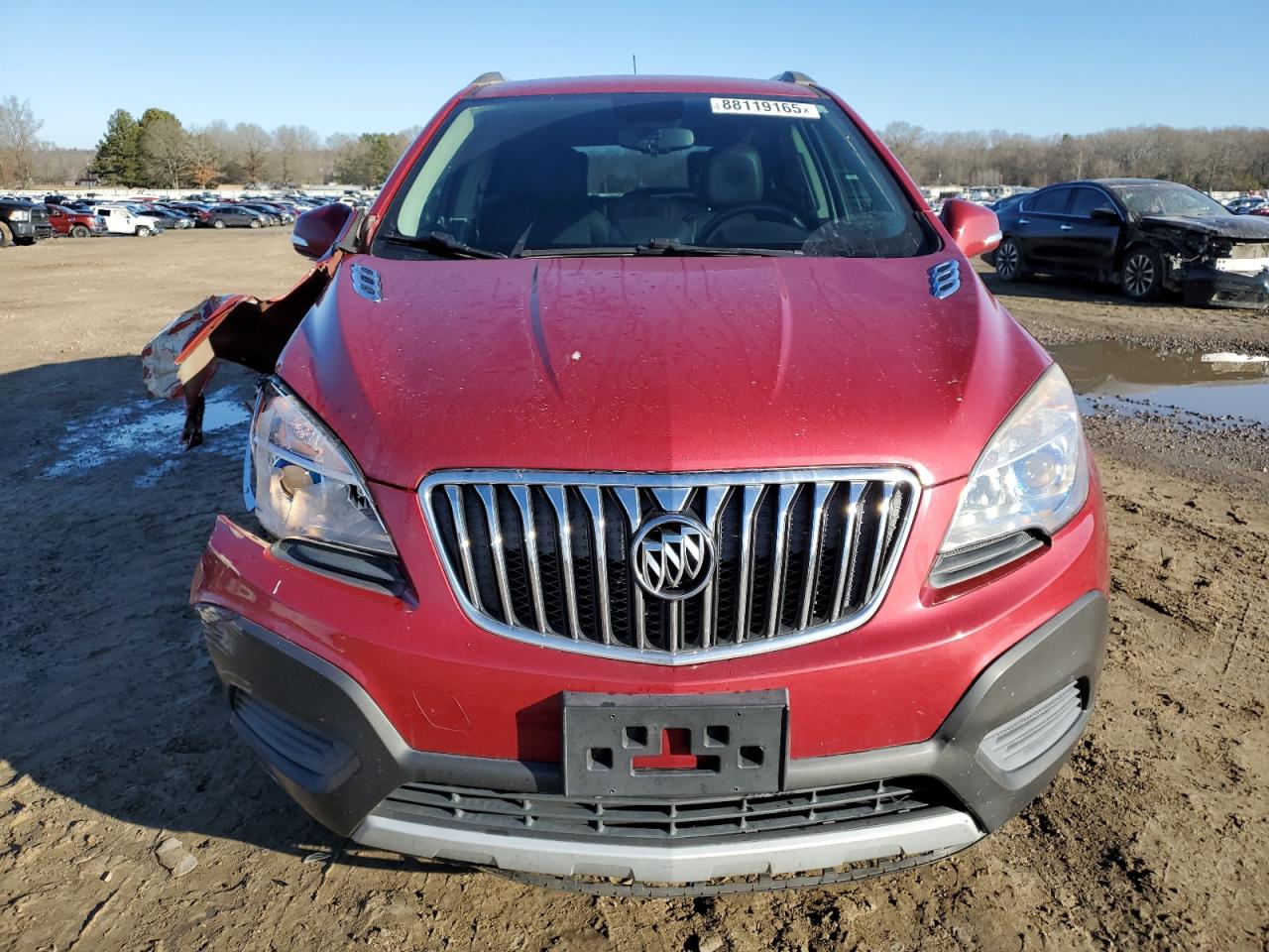 2015 Buick Encore VIN KL4CJASB5FB256138 Copart auction photo, front end / minor dent/scratches damage thumbnail 5