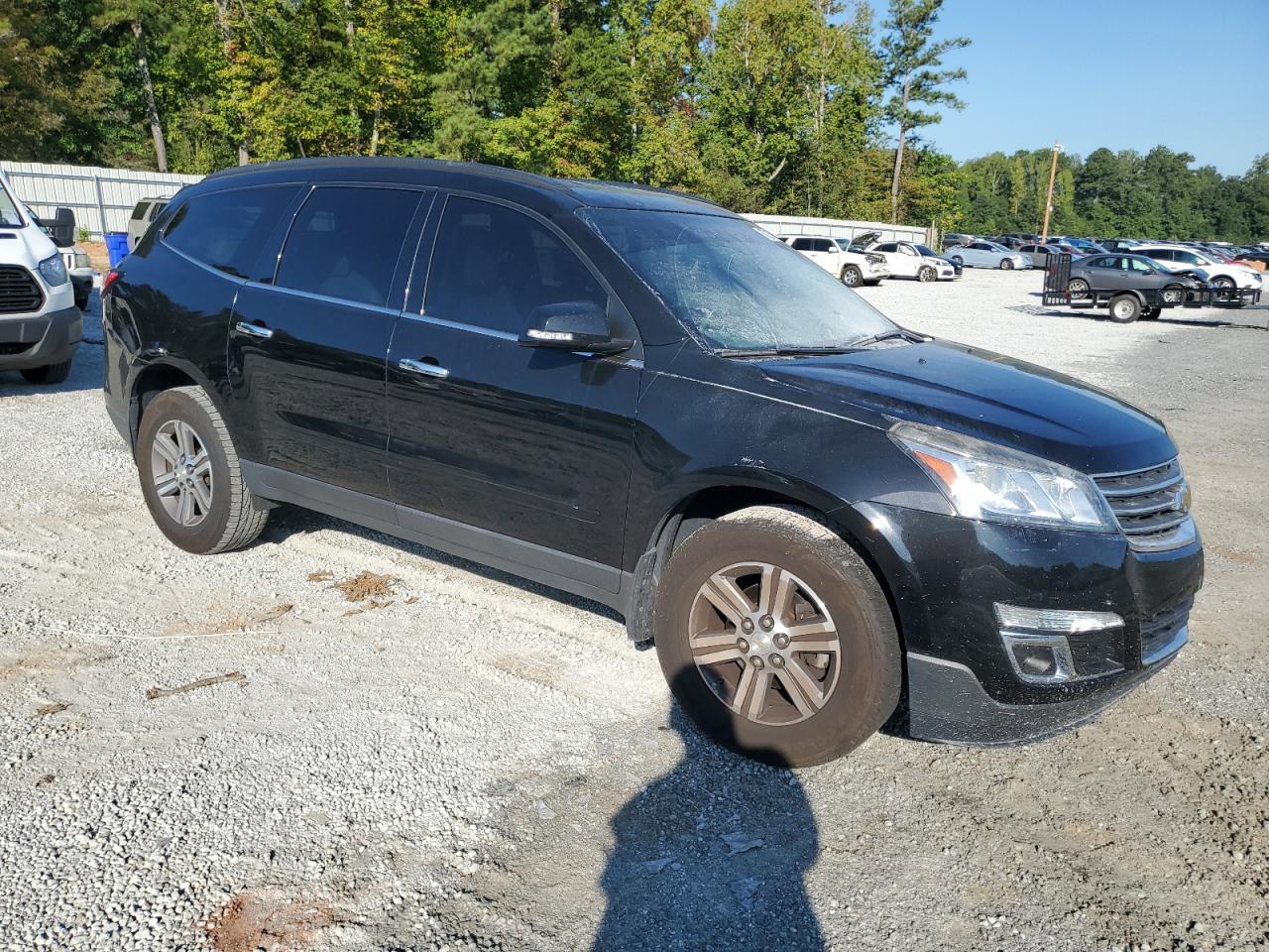 2017 Chevrolet Traverse VIN 1GNKRHKD7HJ325576 Copart auction photo, burn - engine damage thumbnail 4