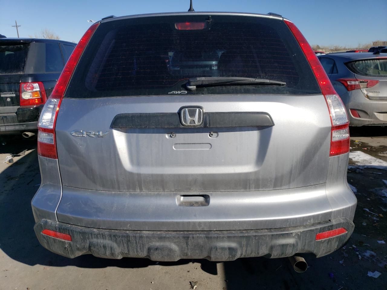 2007 Honda CR-V VIN JHLRE48387C099435 Copart auction photo, rear end / side damage thumbnail 6