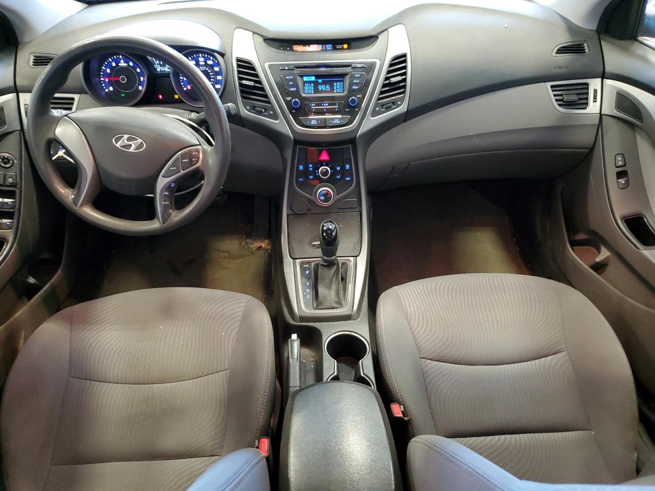 2014 Hyundai Elantra VIN 5NPDH4AE9EH456293 Copart auction photo, front end / rear end damage thumbnail 8