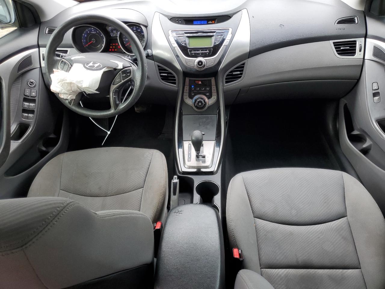 2013 Hyundai Elantra VIN KMHDH4AE5DU505117 Copart auction photo, front end / side damage thumbnail 8