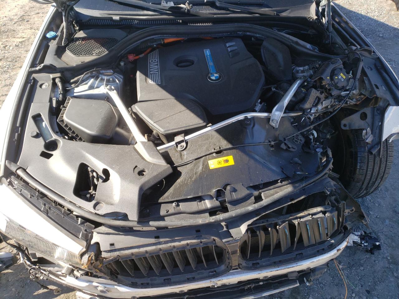 2018 BMW 5er VIN WBAJA9C52JB253479 Copart auction photo, front end damage thumbnail 12