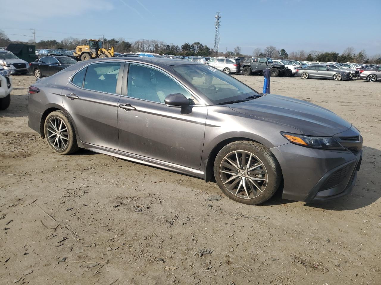 2022 Toyota Camry VIN 4T1T11BK0NU050892 Copart auction photo, side / rear end damage thumbnail 4