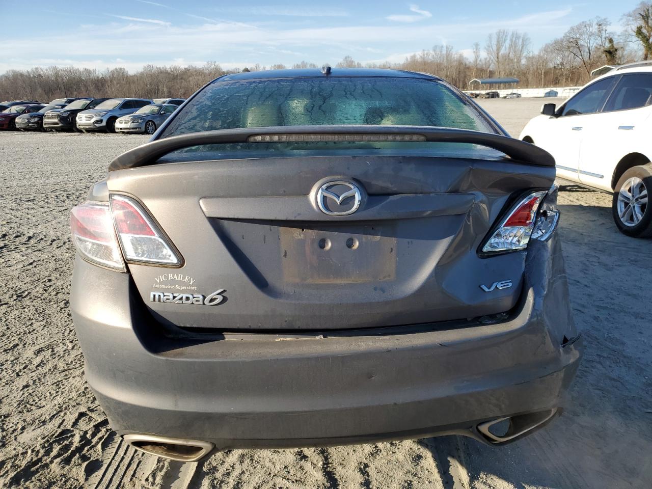 2009 Mazda 6 VIN 1YVHP82BX95M02596 Copart auction photo, rear end / front end damage thumbnail 6