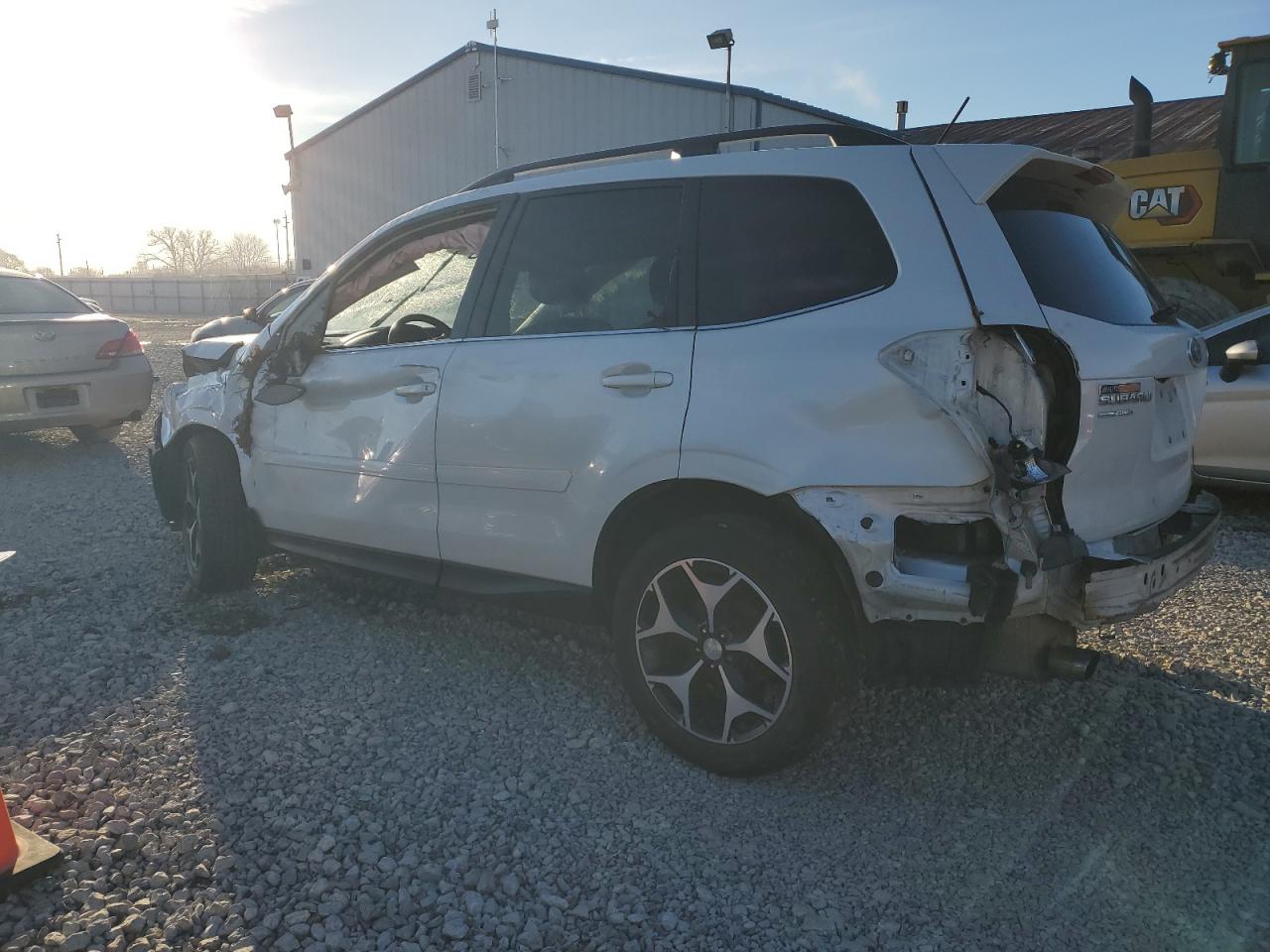 2014 Subaru Forester VIN JF2SJGMC2EH524165 Copart auction photo, rollover damage thumbnail 2