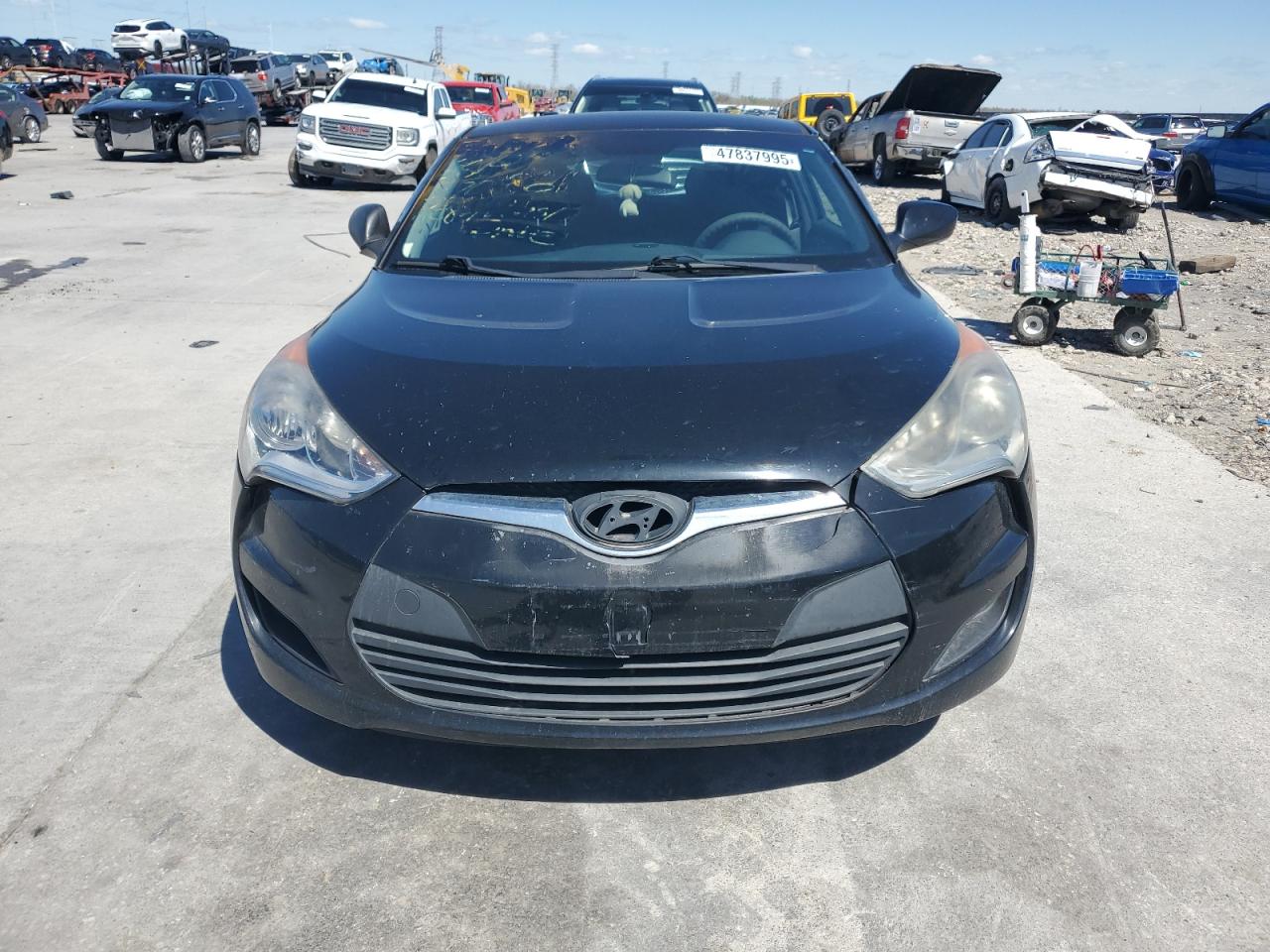 2016 Hyundai Veloster VIN KMHTC6AD8GU270861 Copart auction photo, rear end / front end damage thumbnail 5