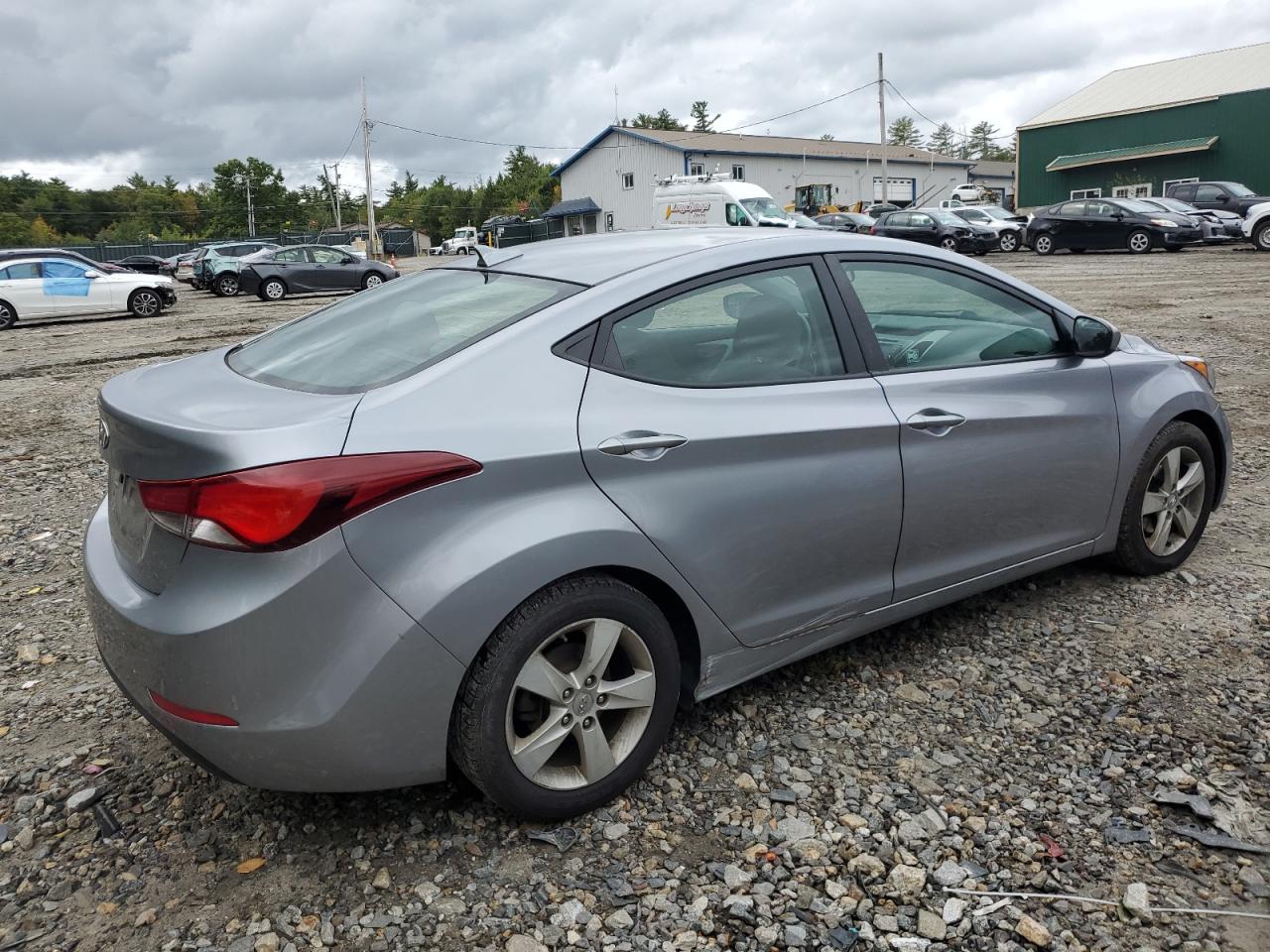 2016 Hyundai Elantra VIN 5NPDH4AE2GH679519 Copart auction photo, undercarriage damage thumbnail 3