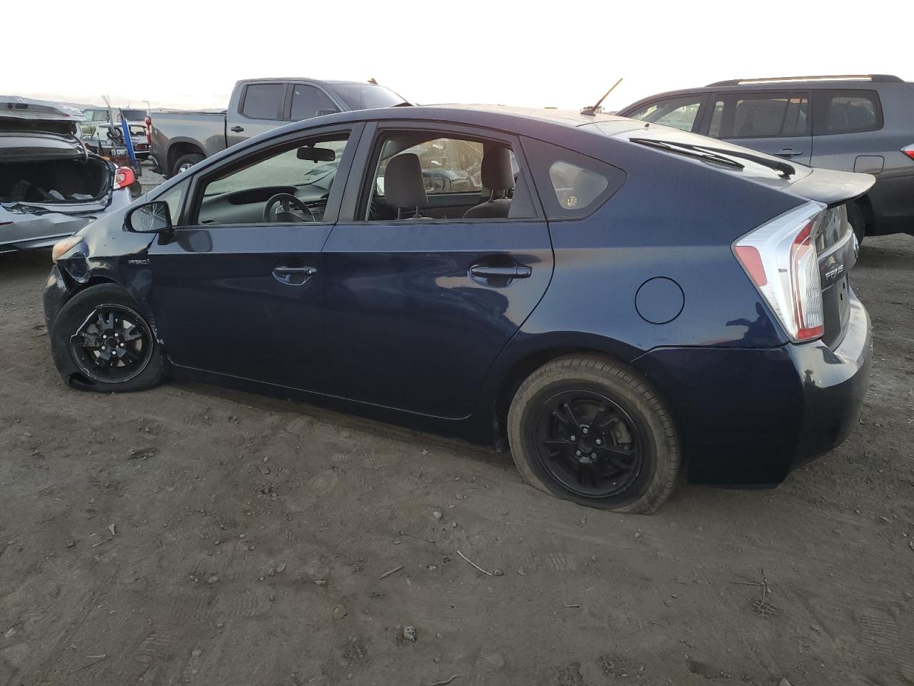 2013 Toyota Prius VIN JTDKN3DU9D0350614 Copart auction photo, front end damage thumbnail 2