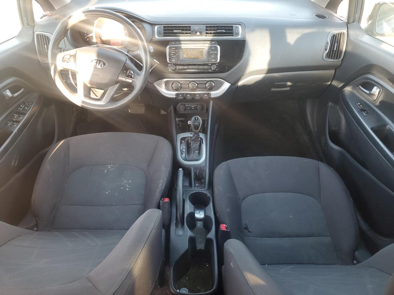 2016 KIA Rio VIN KNADM4A38G6697248 Copart auction photo, side / front end damage thumbnail 8