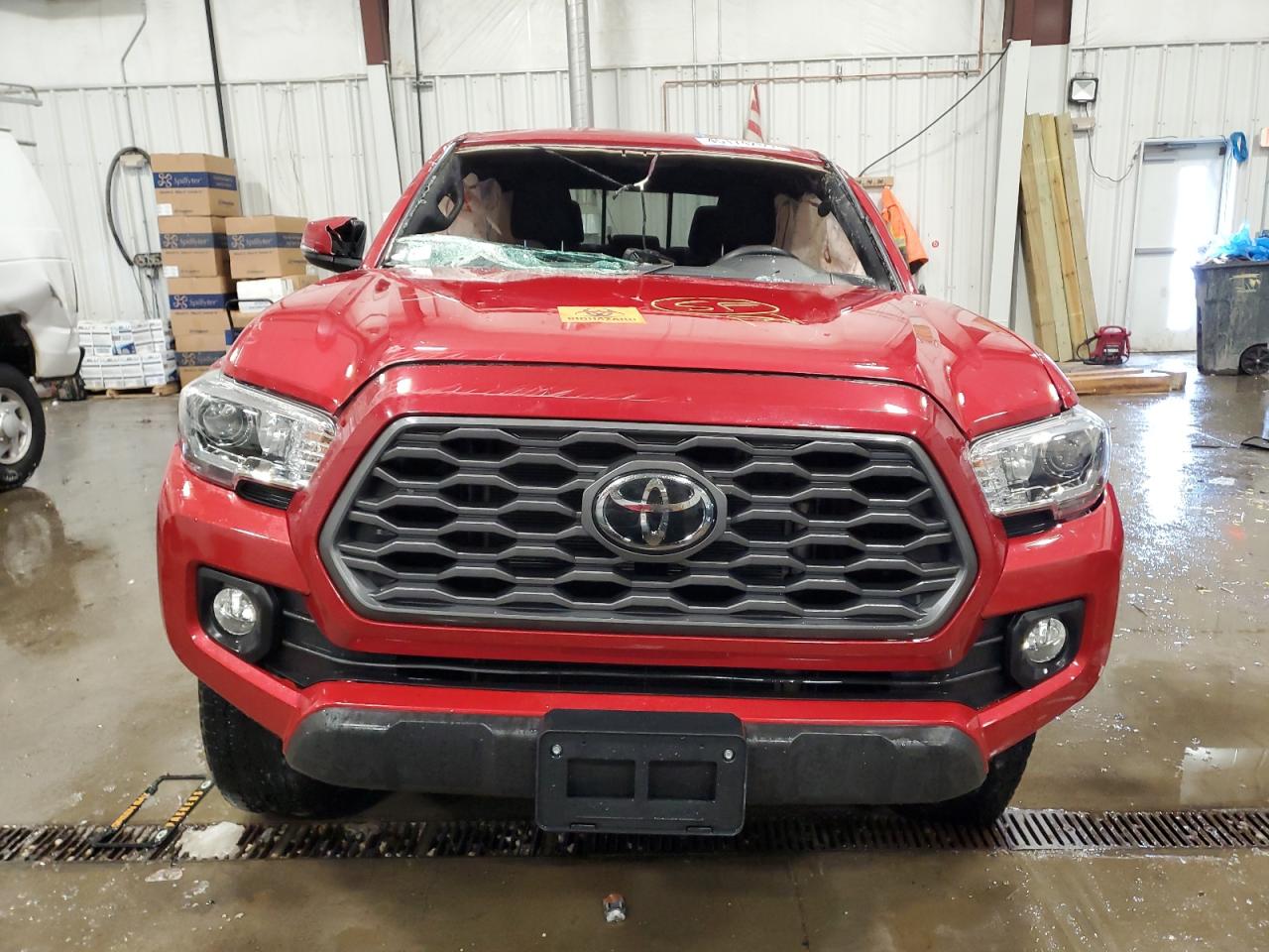 2021 Toyota Tacoma VIN 5TFCZ5ANXMX278637 Copart auction photo, all over damage thumbnail 5