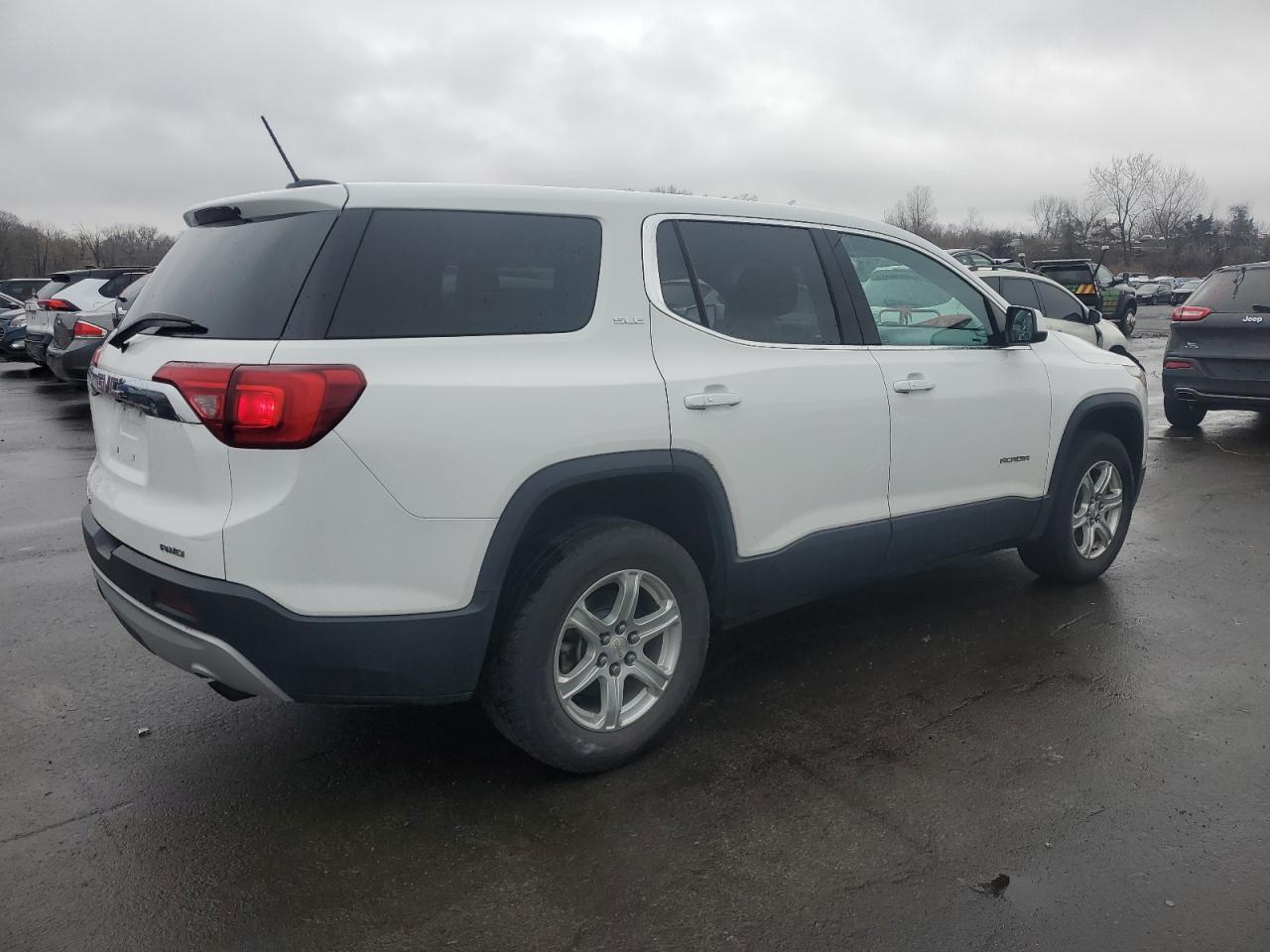 2017 GMC Acadia VIN 1GKKNRLA8HZ295167 Copart auction photo, side / front end damage thumbnail 3