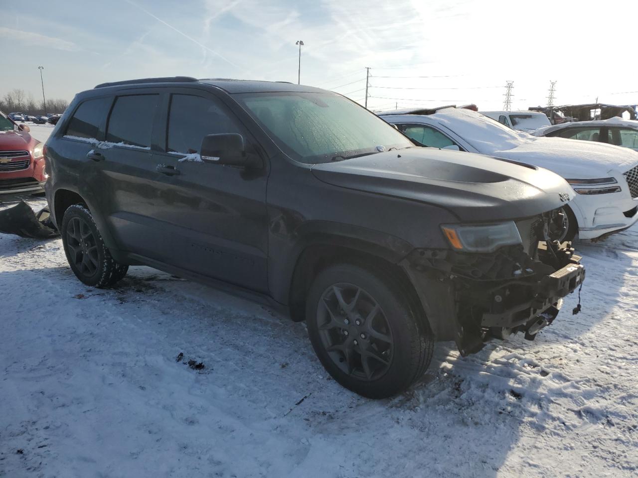 2019 Jeep Grand Cherokee VIN 1C4RJFBG5KC805382 Copart auction photo, front end damage thumbnail 4