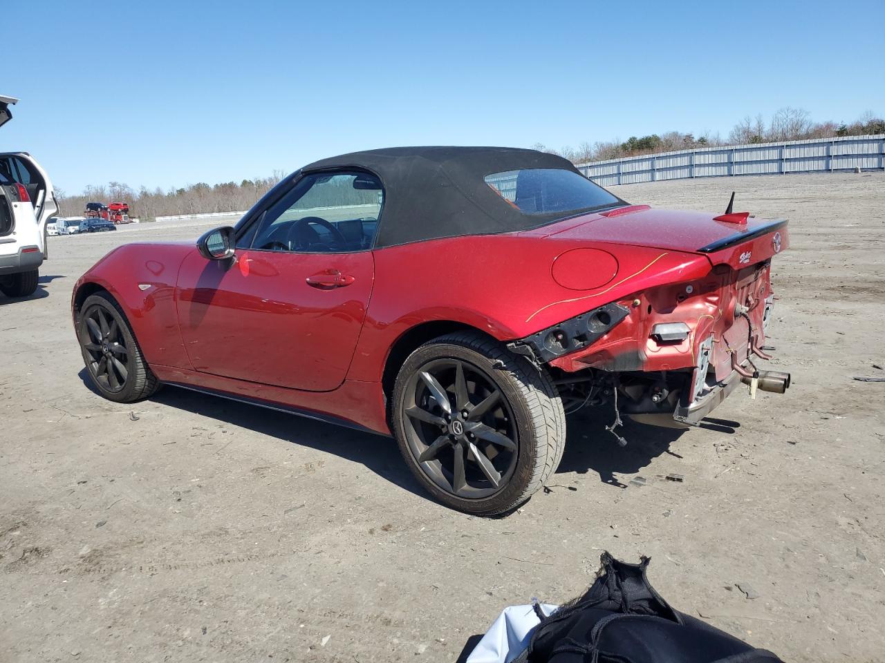 2016 Mazda MX-5 VIN JM1NDAC75G0113557 Copart auction photo, rear end damage thumbnail 2