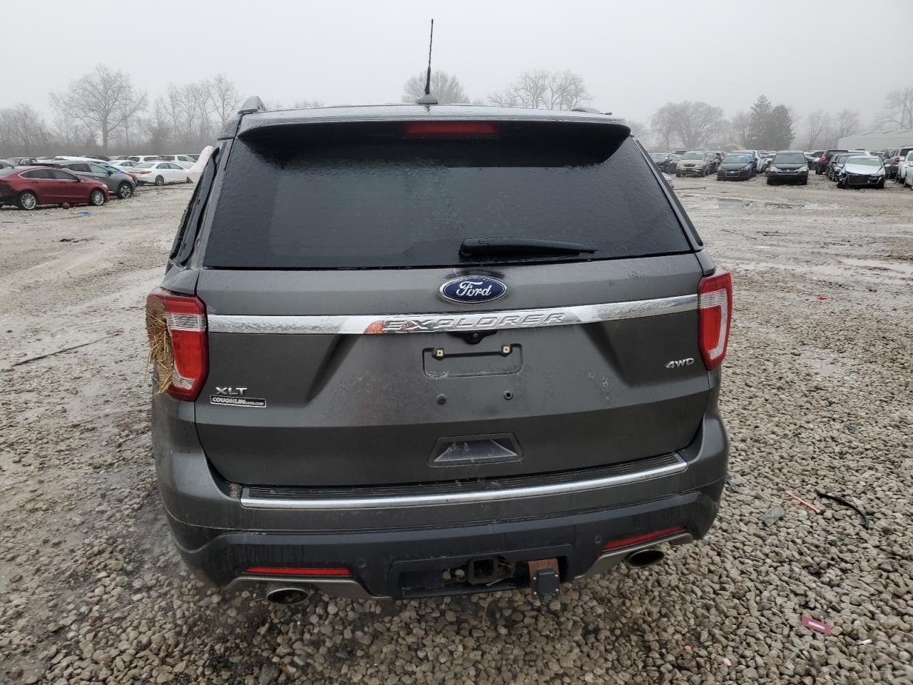2018 Ford Explorer VIN 1FM5K8D87JGC16074 Copart auction photo, all over damage thumbnail 6