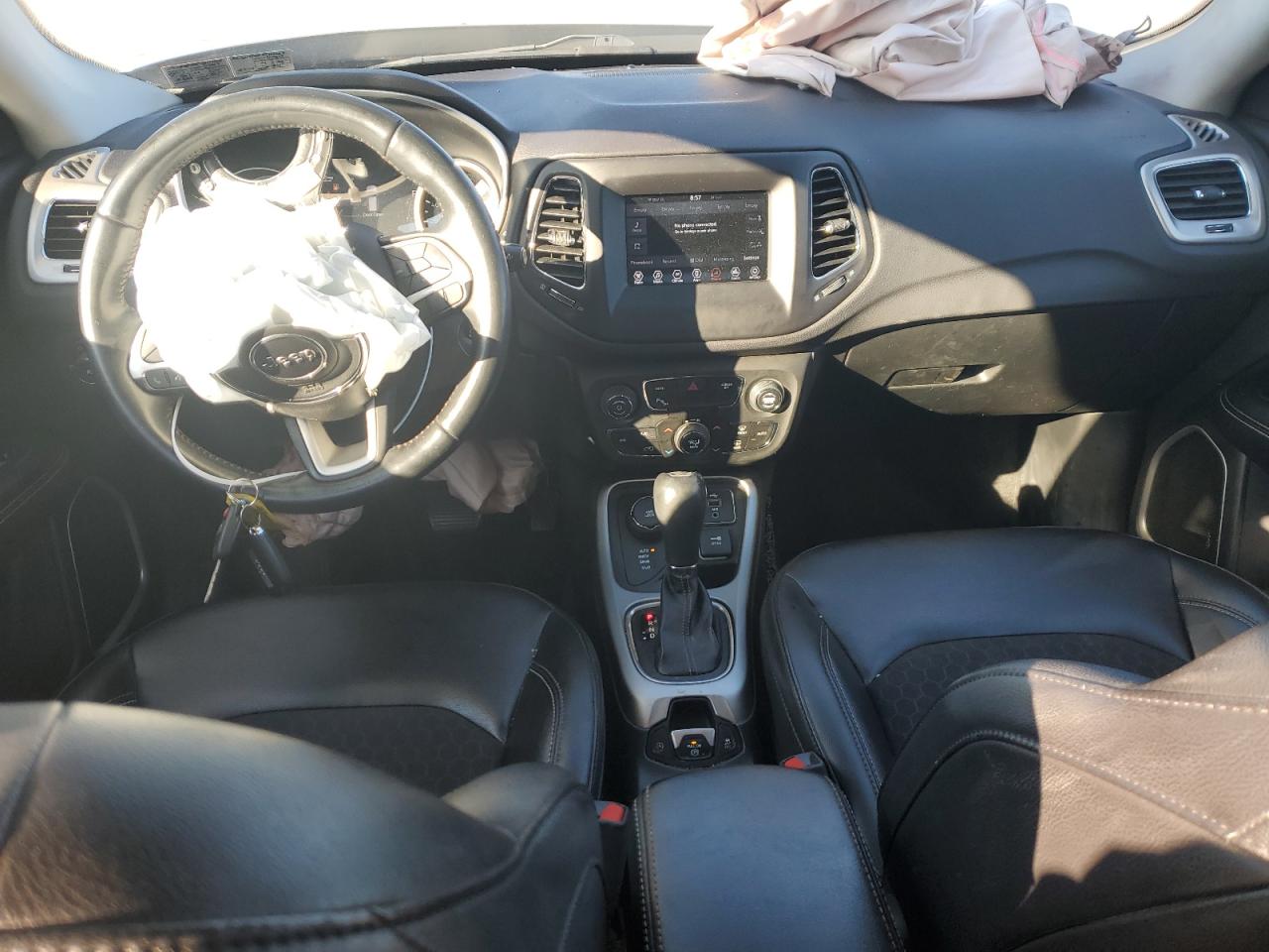 2018 Jeep Compass VIN 3C4NJDBB5JT112659 Copart auction photo, mechanical / front end damage thumbnail 8
