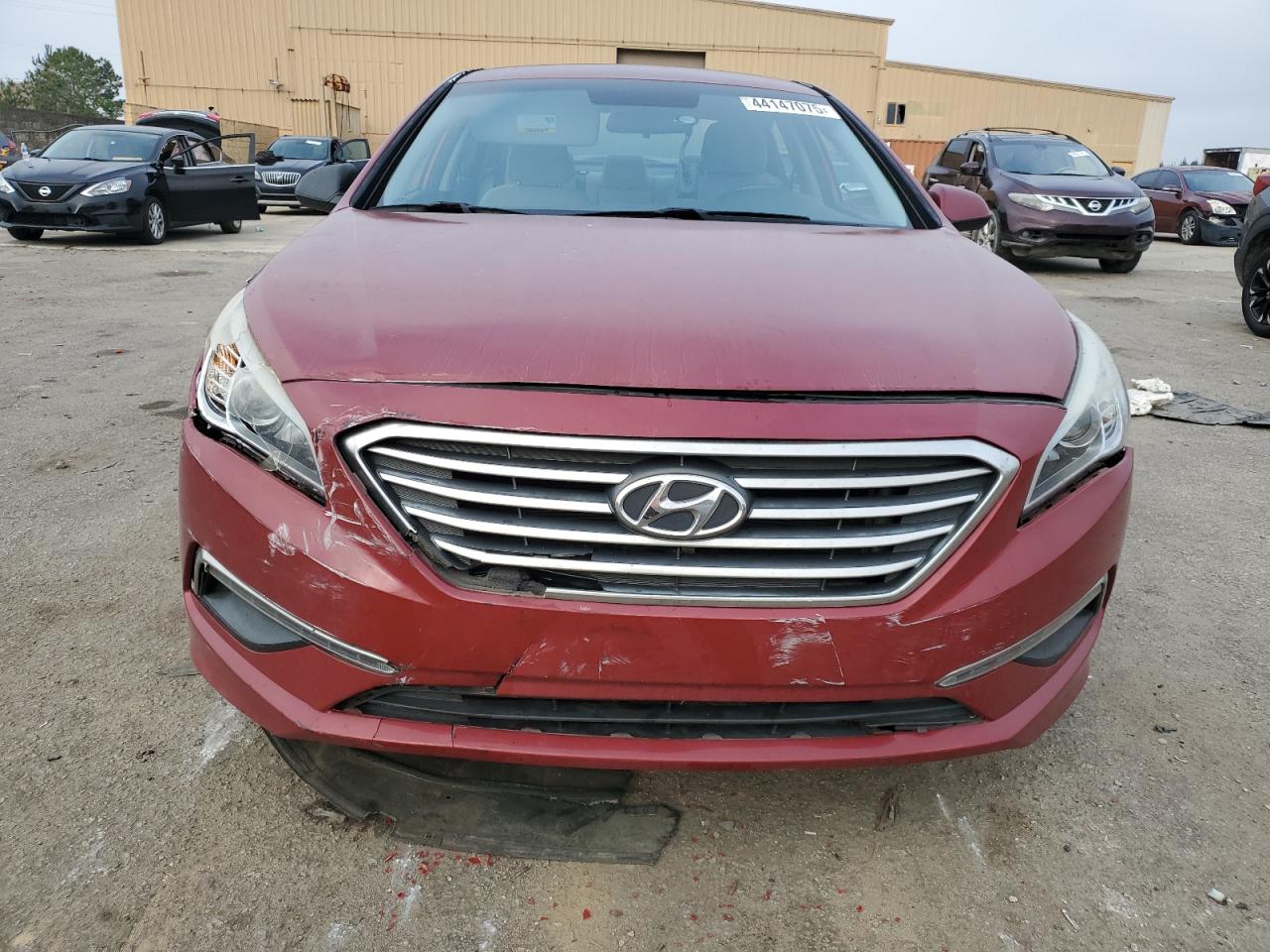 2015 Hyundai Sonata VIN 5NPE24AF1FH140306 Copart auction photo, front end damage thumbnail 5