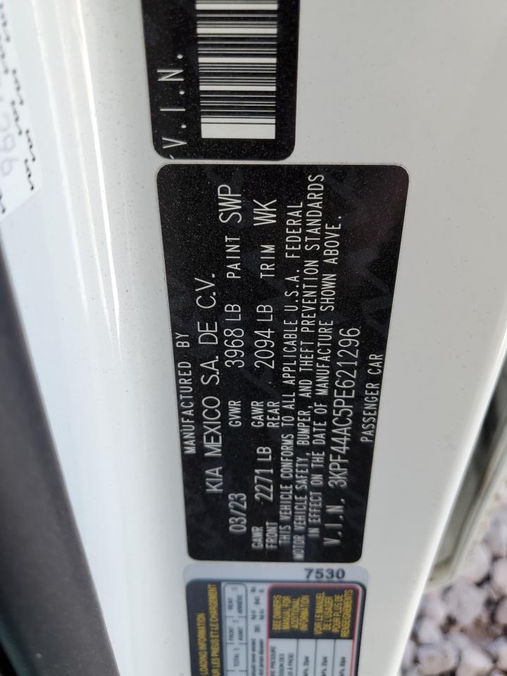 2023 KIA Forte VIN 3KPF44AC5PE621296 Copart auction photo, front end / side damage thumbnail 13