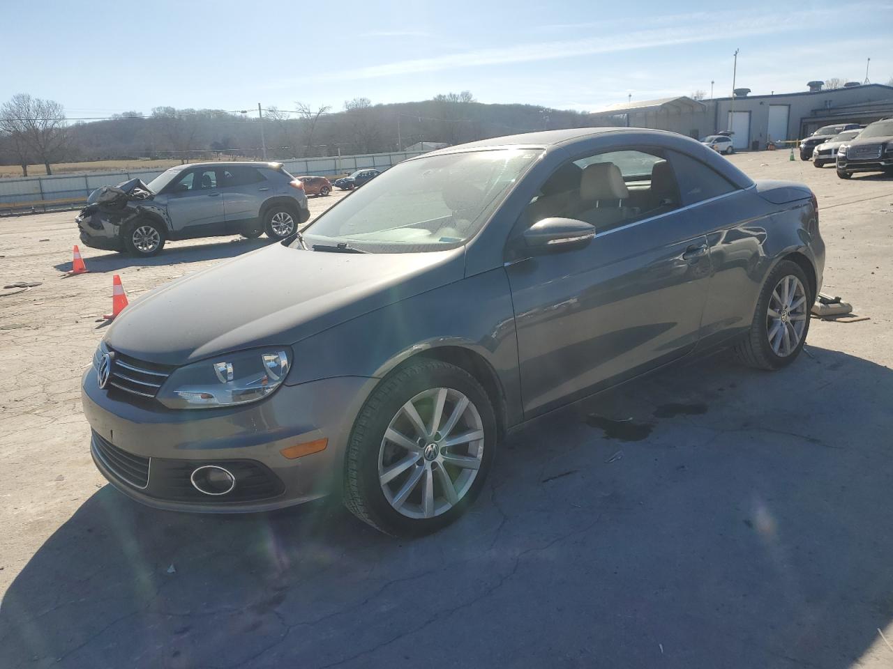 2014 Volkswagen Eos VIN WVWBW8AH5EV003402 - Copart auction photo