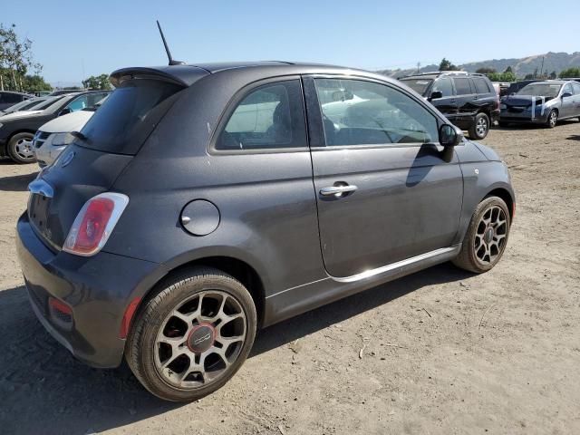 2015 Fiat 500 VIN 3C3CFFBRXFT656670 Copart auction photo, side / front end damage thumbnail 3