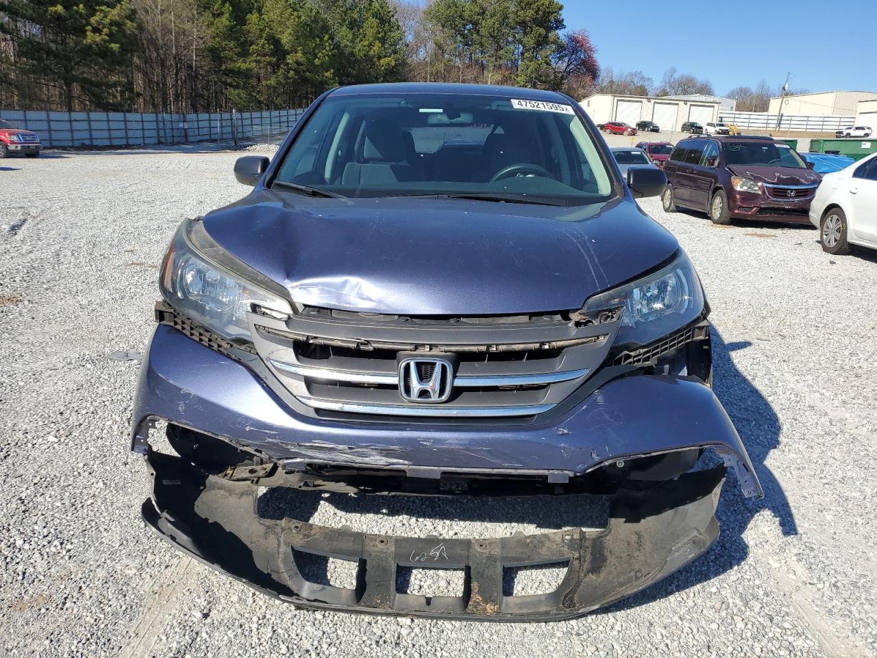 2012 Honda CR-V VIN 5J6RM3H36CL025428 Copart auction photo, front end / minor dent/scratches damage thumbnail 5