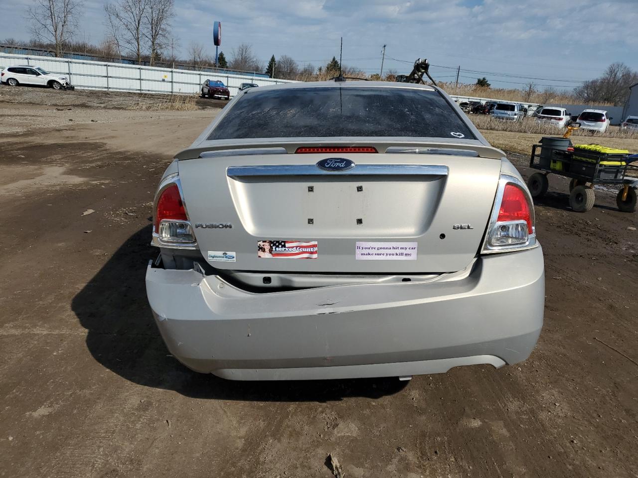 2009 Ford Fusion VIN 3FAHP08Z29R217344 Copart auction photo, side / undercarriage damage thumbnail 6